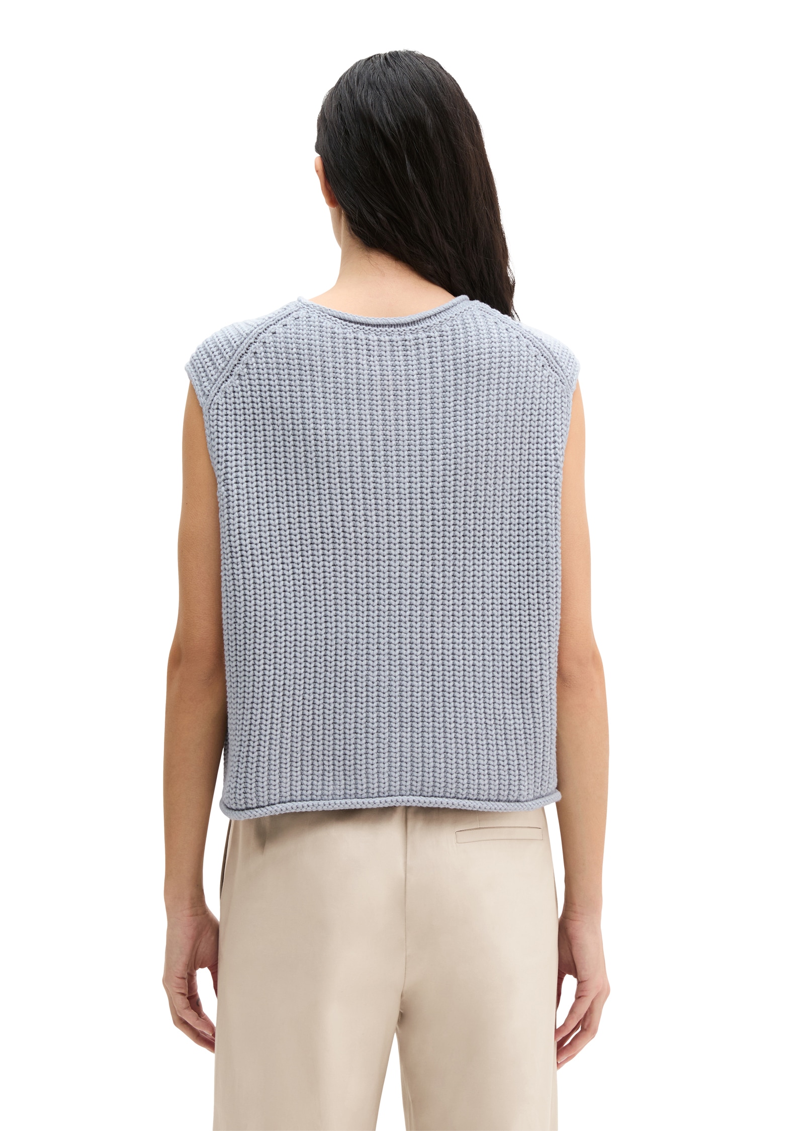 Marc O'Polo Pullunder Loose Fit, melierte Optik