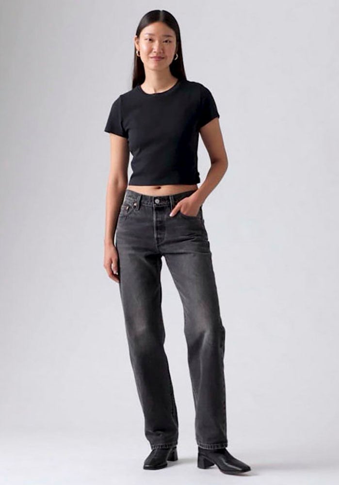 Levi's® T-Shirt »ESSENTIAL SPORTY TEE« Feinripp- Qualität
