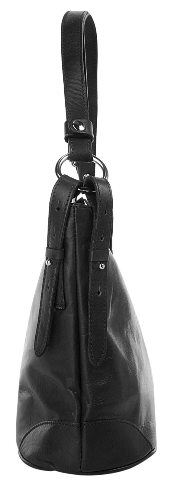 Samantha Look Umhängetasche echt Leder, Made in Italy