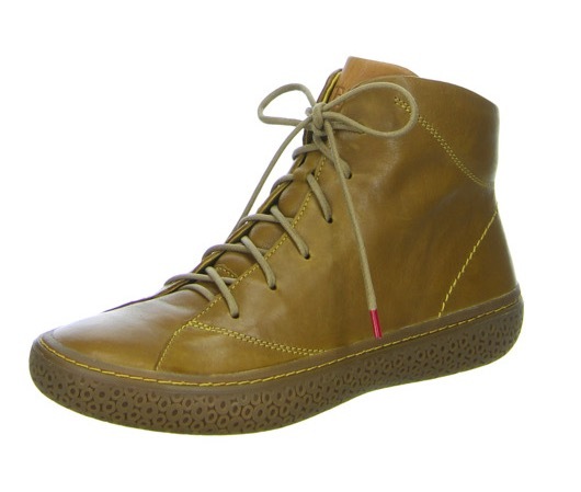 Think! Schnürstiefelette »Tjub«, aus vegetabil gegerbtem Leder
