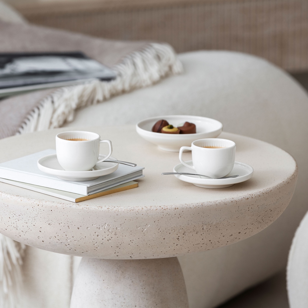 Villeroy & Boch Untertasse »Espressountertassen Afina ø 11,6 cm 6er Set weiß«