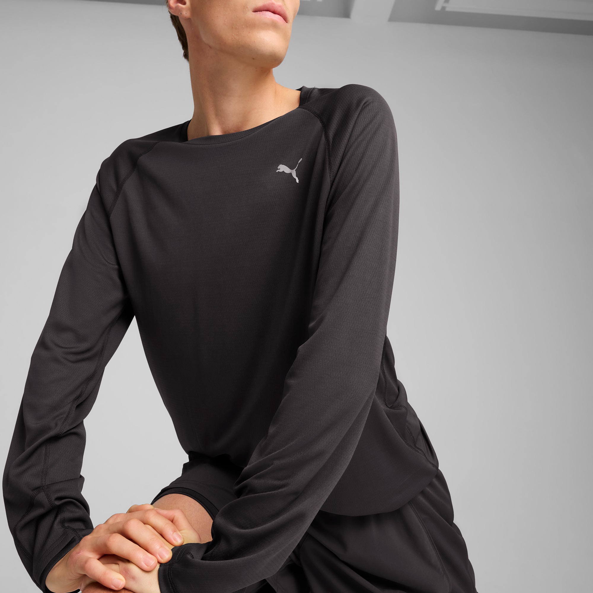 PUMA Laufshirt »M RUN VELOCITY LONG SLEEVE (POLY)« Regular Fit, langärmlig, für Lauftraining, mit DryCELL-Technologie