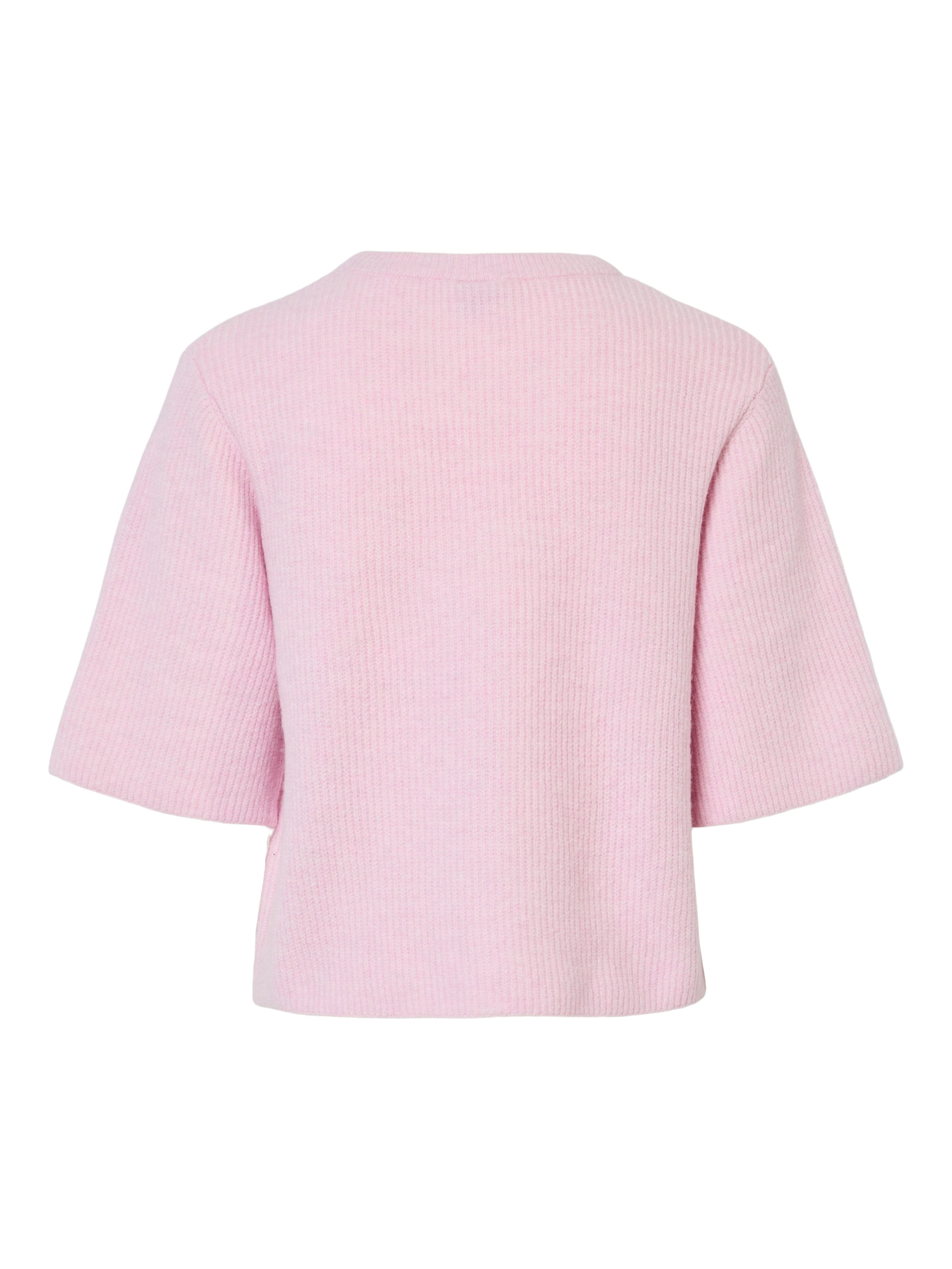 pieces Strickpullover »PCSILLY SS O-NECK KNIT NOOS BC« mit weiten, kurzen Ärmeln