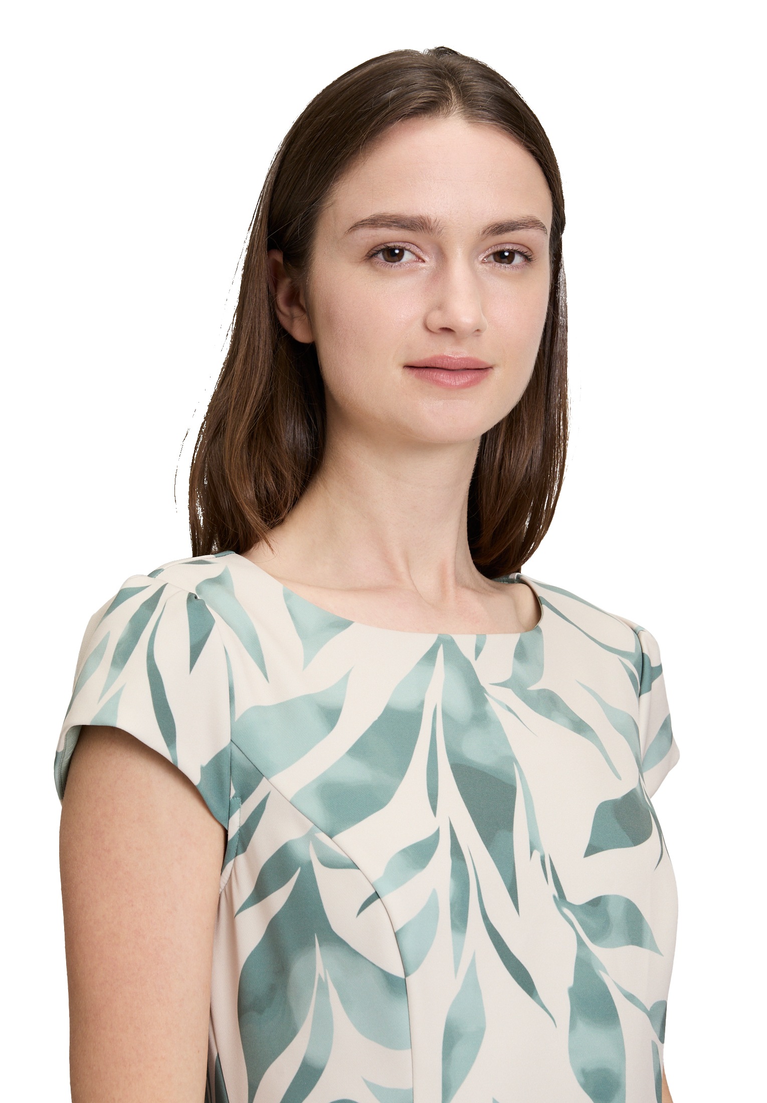 Betty&Co Cocktailkleid »Cocktailkleid mit Aufdruck«