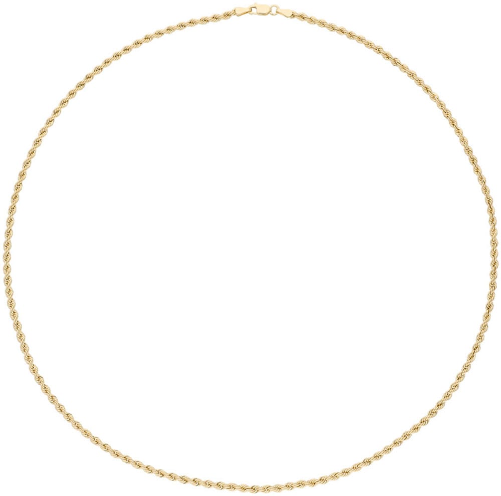 Firetti Collierkettchen »Schmuck Geschenk Gold 585 Kordelkettengliederung 3,0 mm breit«