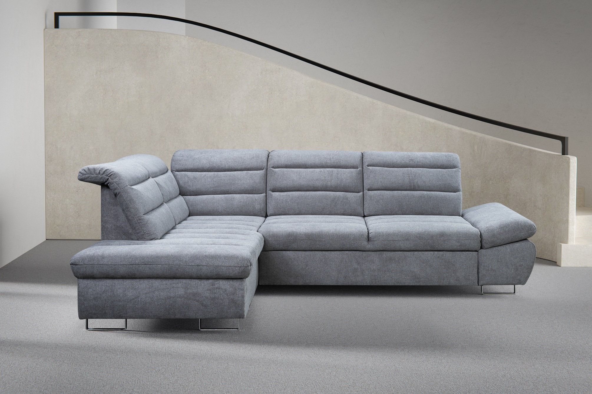 OTTO online bestellen »Roma«, Sitztiefenverstellung, Sofa bei Kopfteile Ecksofa mit Schlaffunktion, verstellbare WERK2