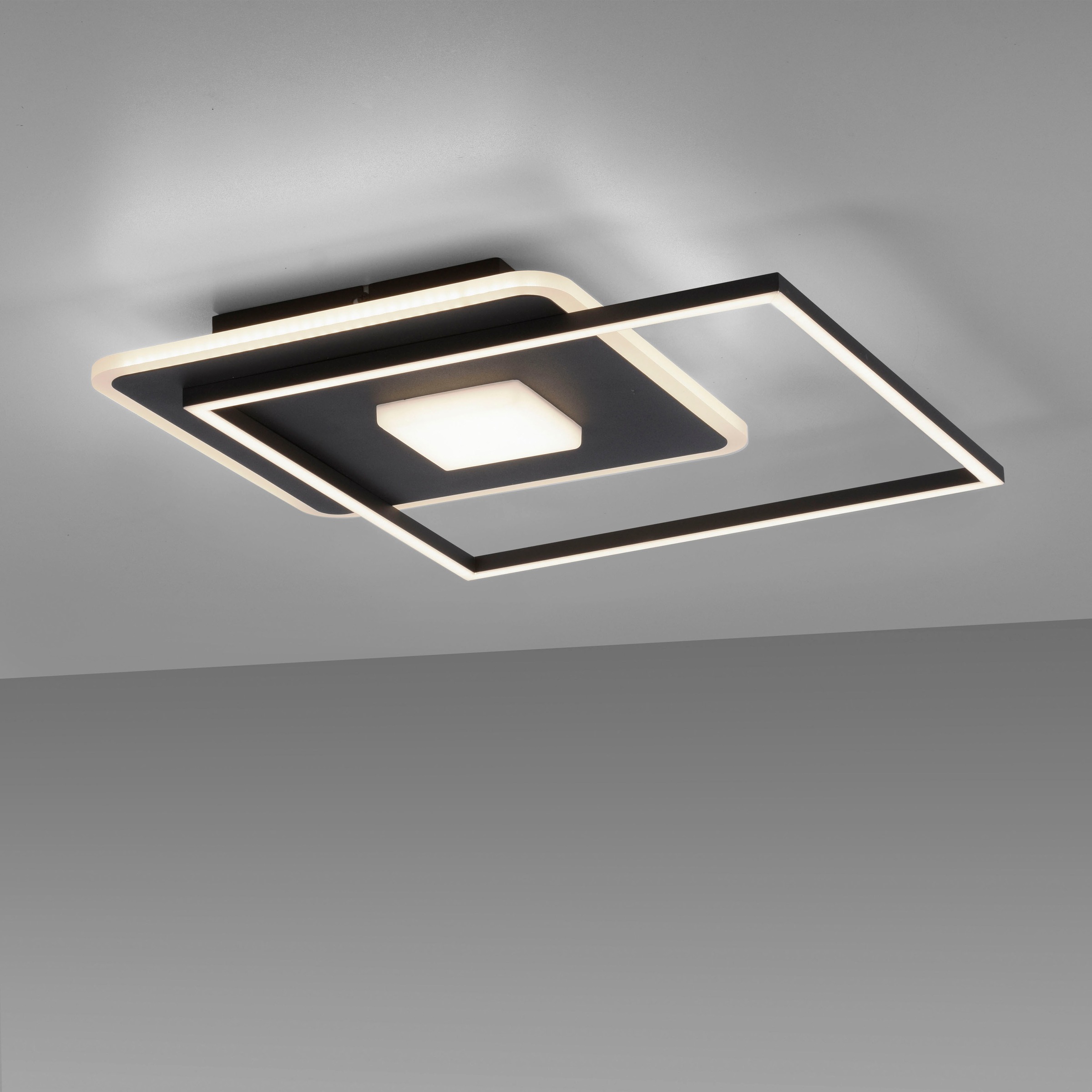 JUST LIGHT LED Deckenleuchte »DOMINO«, 1 flammig, Leuchtmittel LED-Board | LED fest integriert