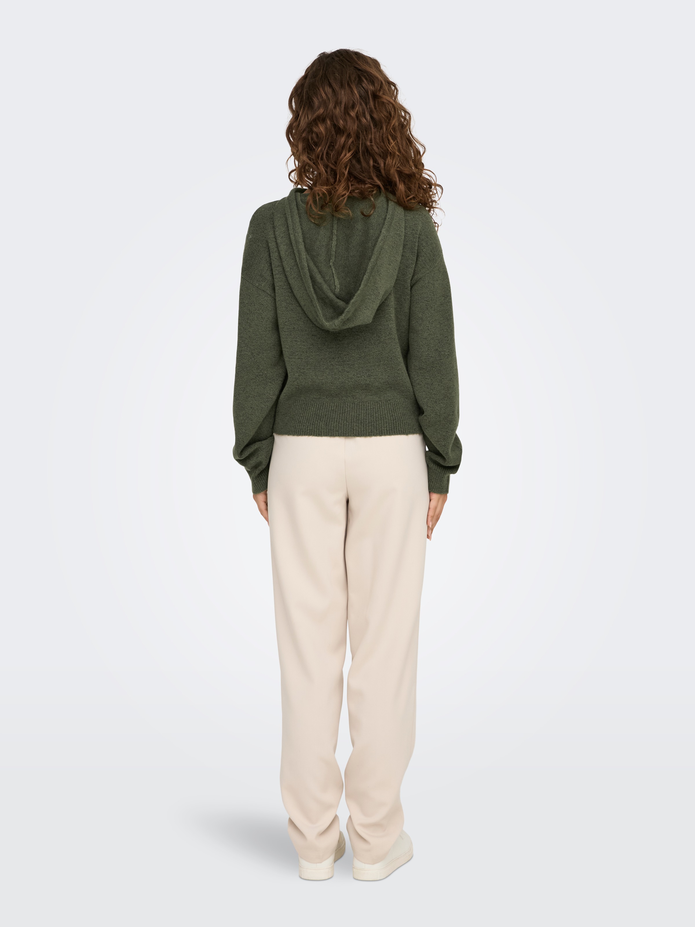 JDY Kapuzenpullover »JDYRUE LIFE L/S SHORT HOOD PUL KNT NOOS«
