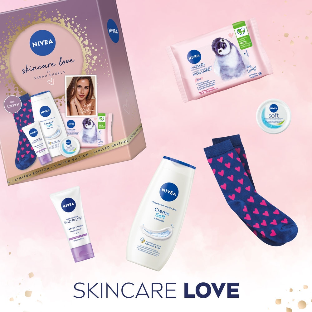 Nivea Pflege-Geschenkset »Skincare Love«, (6 tlg.)