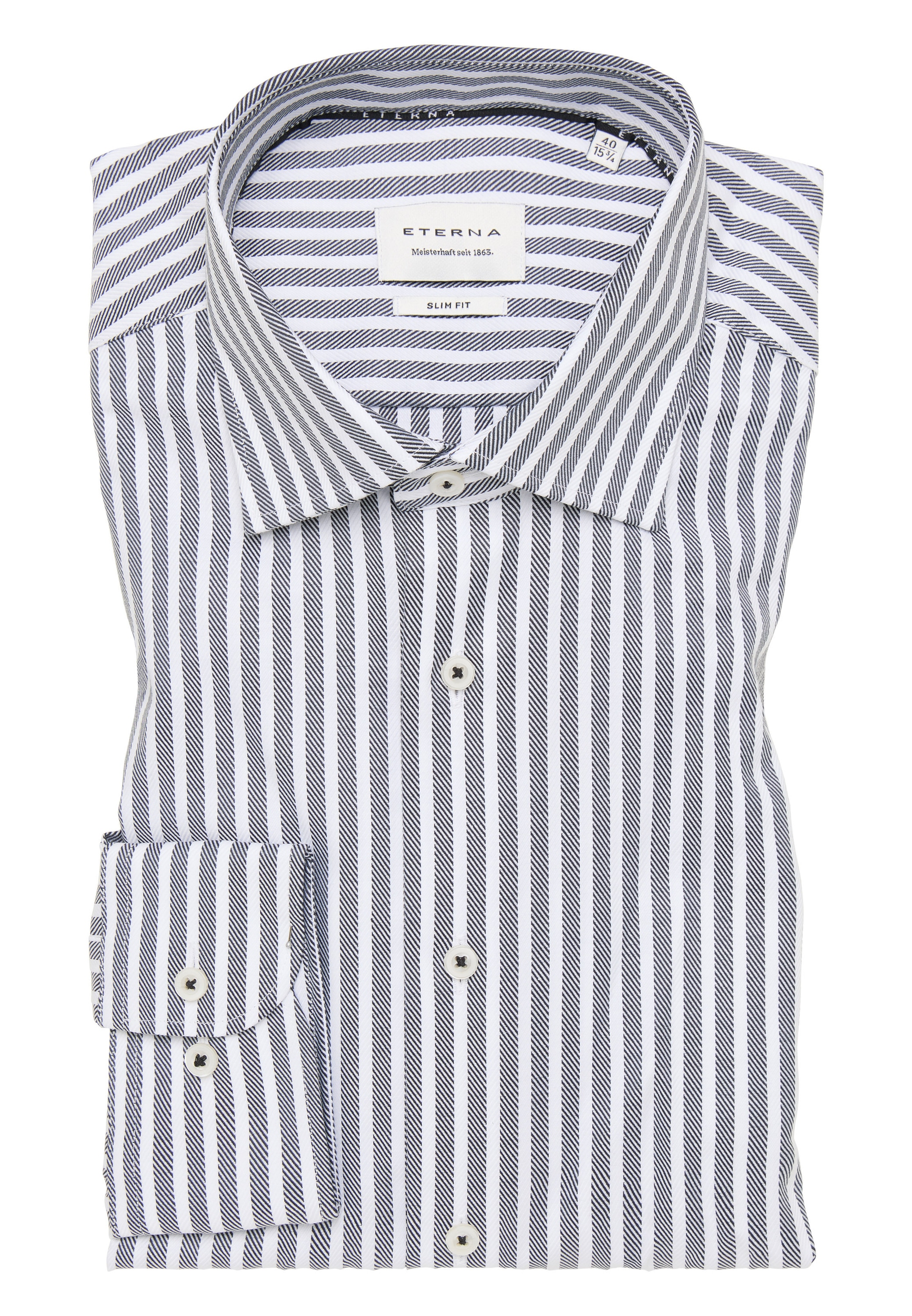 Eterna Langarmhemd »SLIM FIT«, NON IRON (bügelfrei)