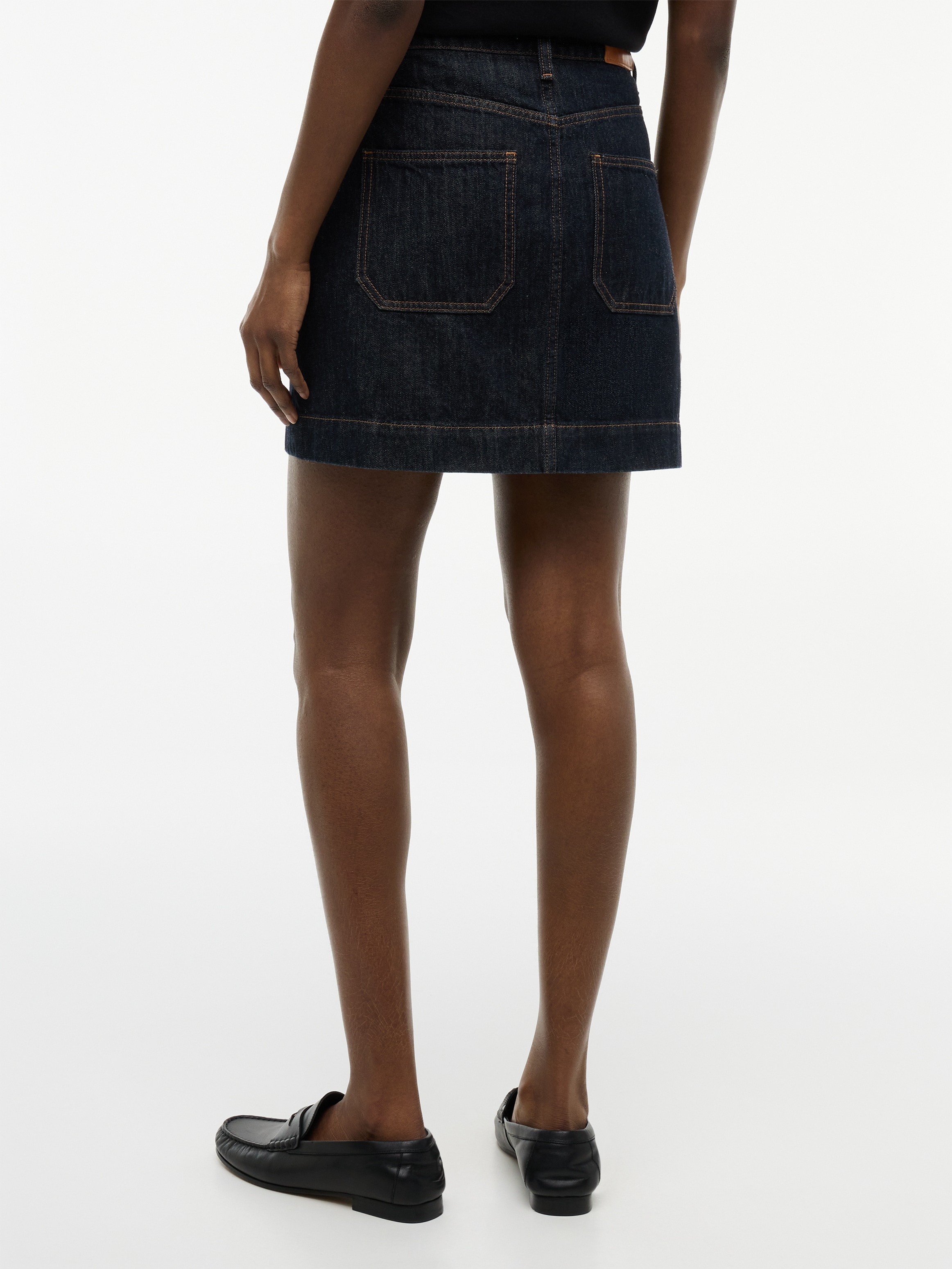 Tommy Hilfiger Jeansrock »MINI SKIRT RINSE HW« mit stilvoller Knopfleiste, aus Baumwolle