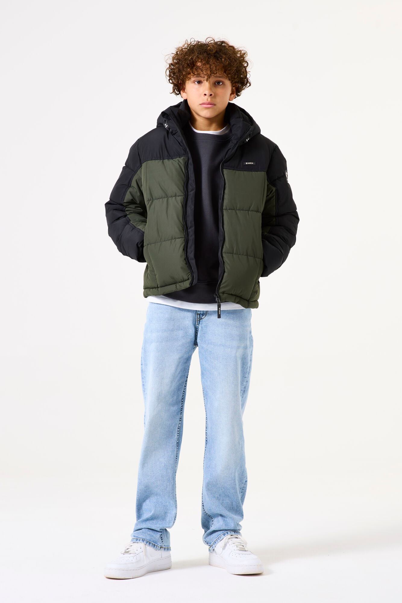 Garcia Steppjacke, mit Kapuze, mit Kapuze for BOYS