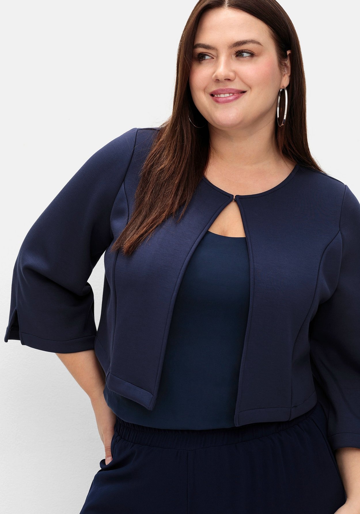 Sheego Bolero »Bolero in offener, kurzer Form«