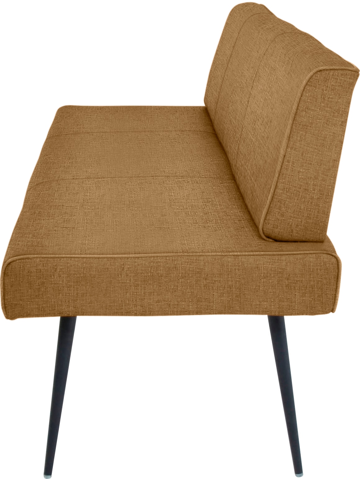 K+W Komfort & Wohnen Polsterbank »Giacomo I« 1 Stk. tlg. Metallfüsse in schwarz, wahlweise in der Breite 200cm oder 177cm