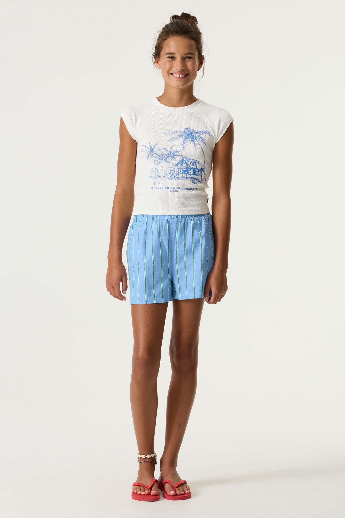 Garcia Bermudas  mit Logo Stickerei for GIRLS