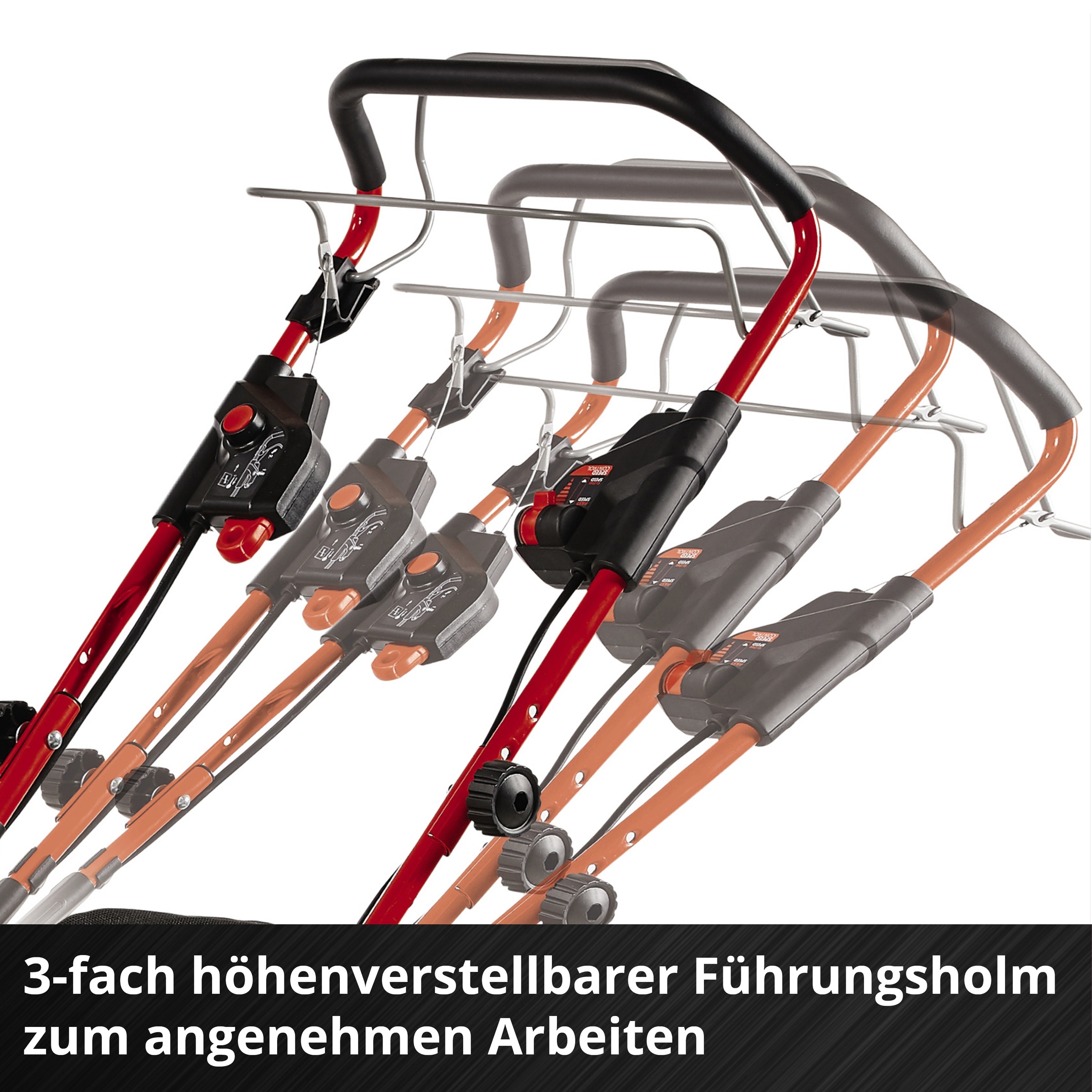 Einhell Akkurasenmäher »GP-CM 36/47 S HW Li (4x4,0Ah)« mit Radantrieb, 4 Akkus und Ladegerät