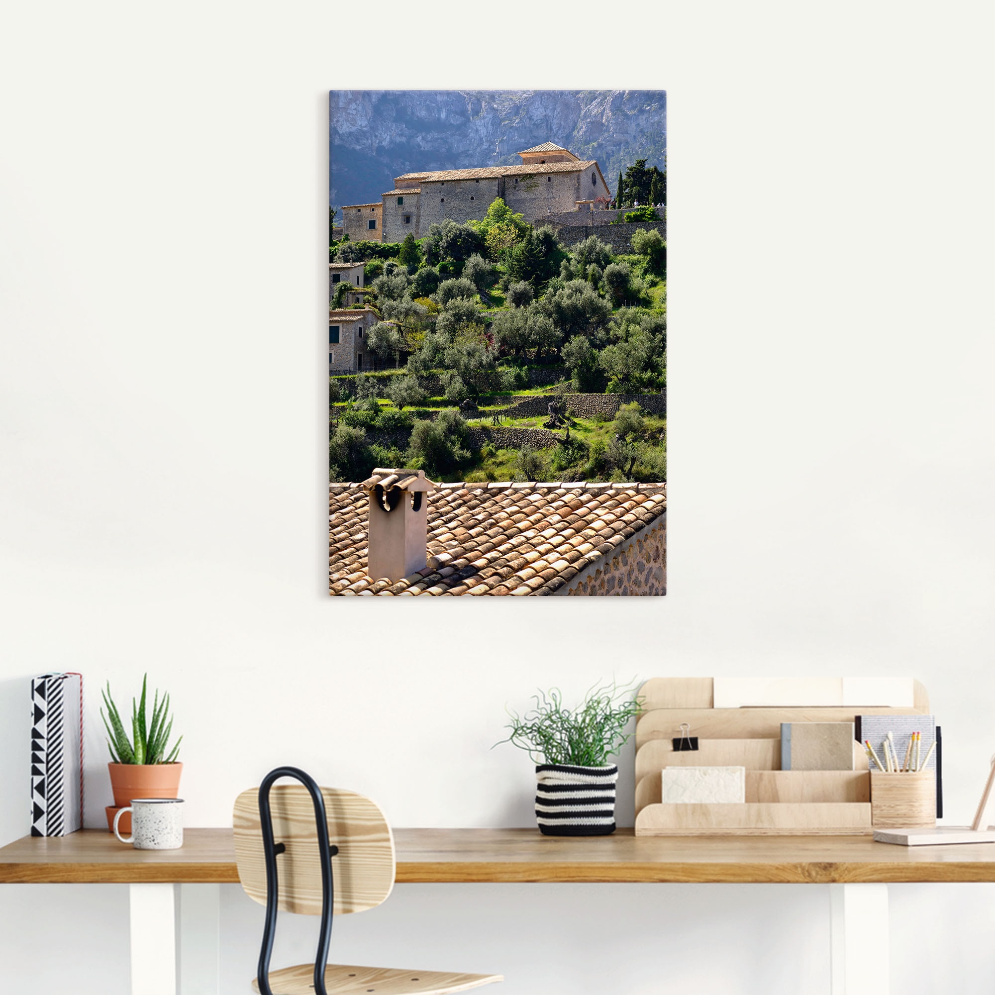 Artland Wandbild »Ambiente bei Valldemossa, Mallorca«, Gartenbilder, (1 St.), als Alubild, Leinwandbild, Wandaufkleber oder Poster in versch. Größen