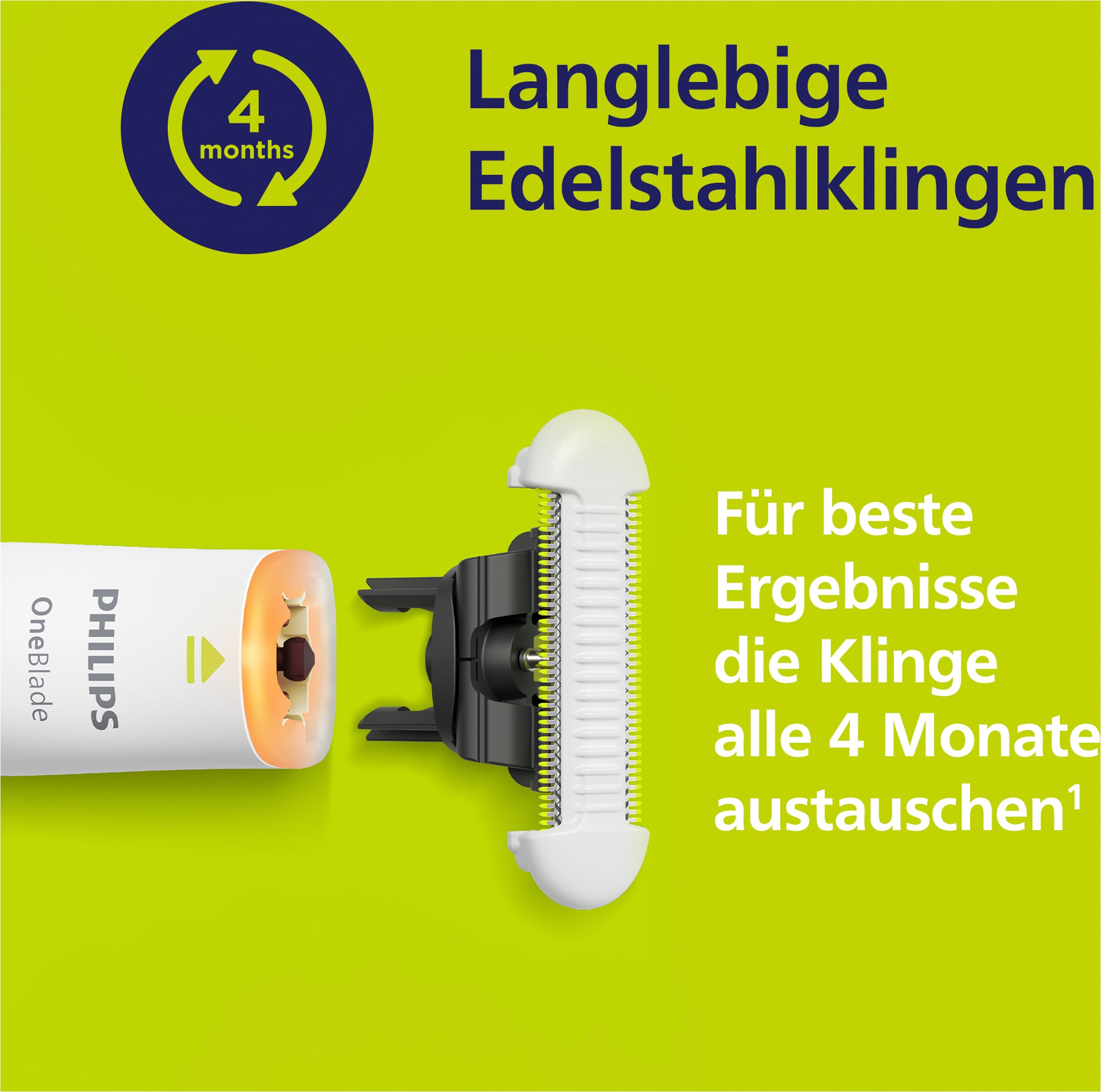 Philips Elektrorasierer »OneBlade Intimate QP1930/30« 1 Stk. Aufsätze mit Konturenfolgetechnologie, nass und trocken verwendbar