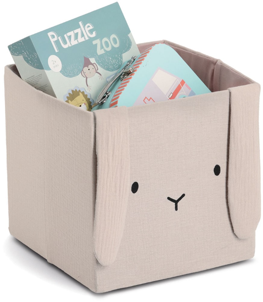 Zeller Present Aufbewahrungsbox »"Hase", Musselin« Tiermotiv, kinderfreundlich, faltbar