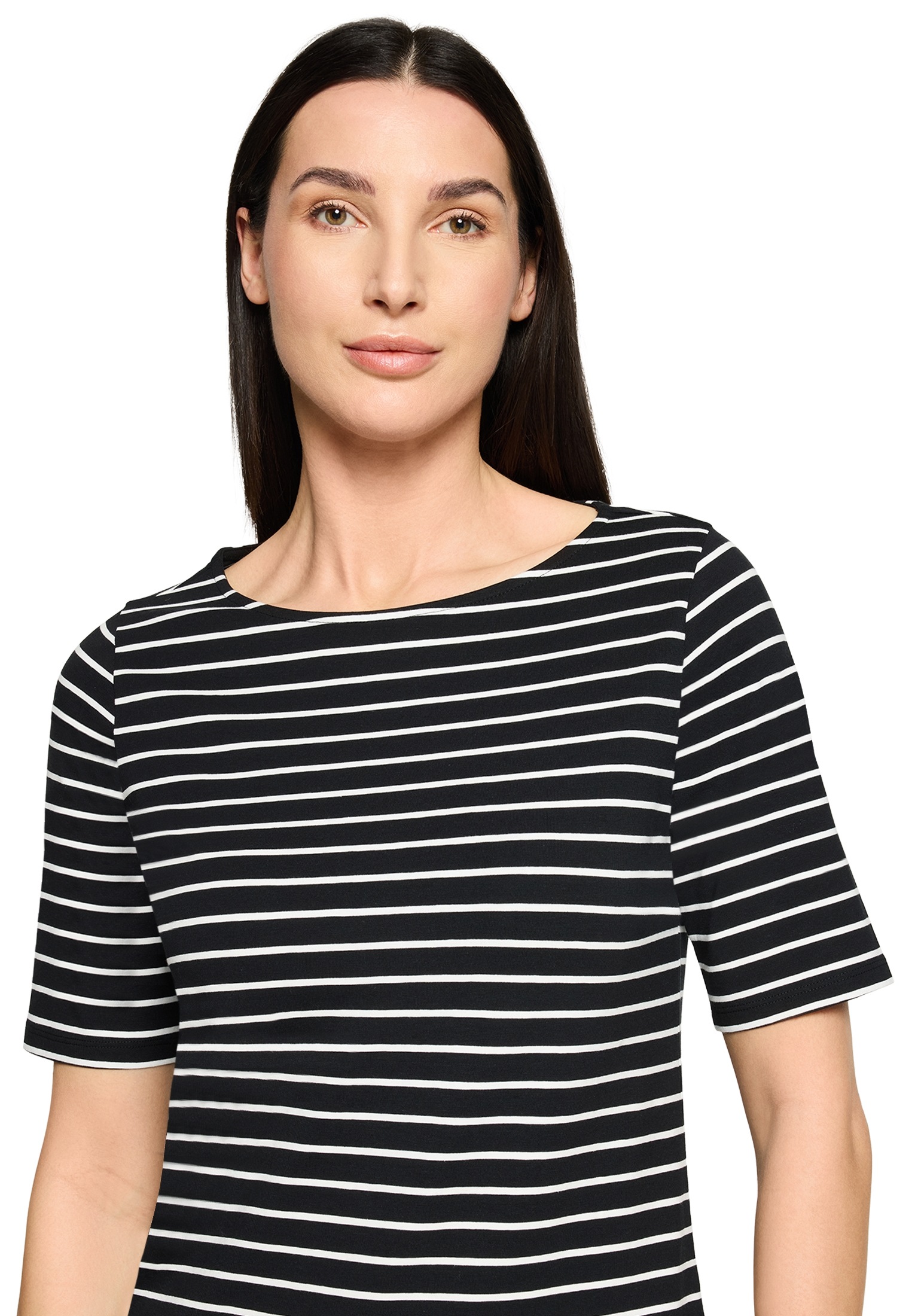 Betty Barclay 3/4-Arm-Shirt »Ringelshirt mit U-Boot-Ausschnitt«