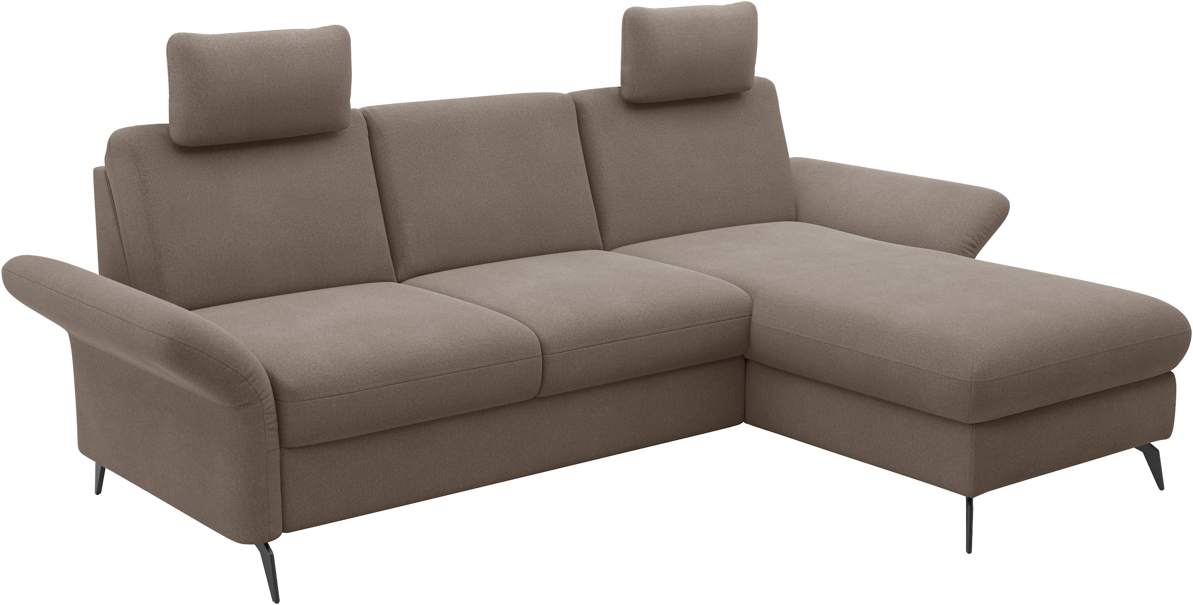 Home affaire Ecksofa »Rochelle«, wahlweise mit Bettfunktion, Bettkasten und Armteilverstellung