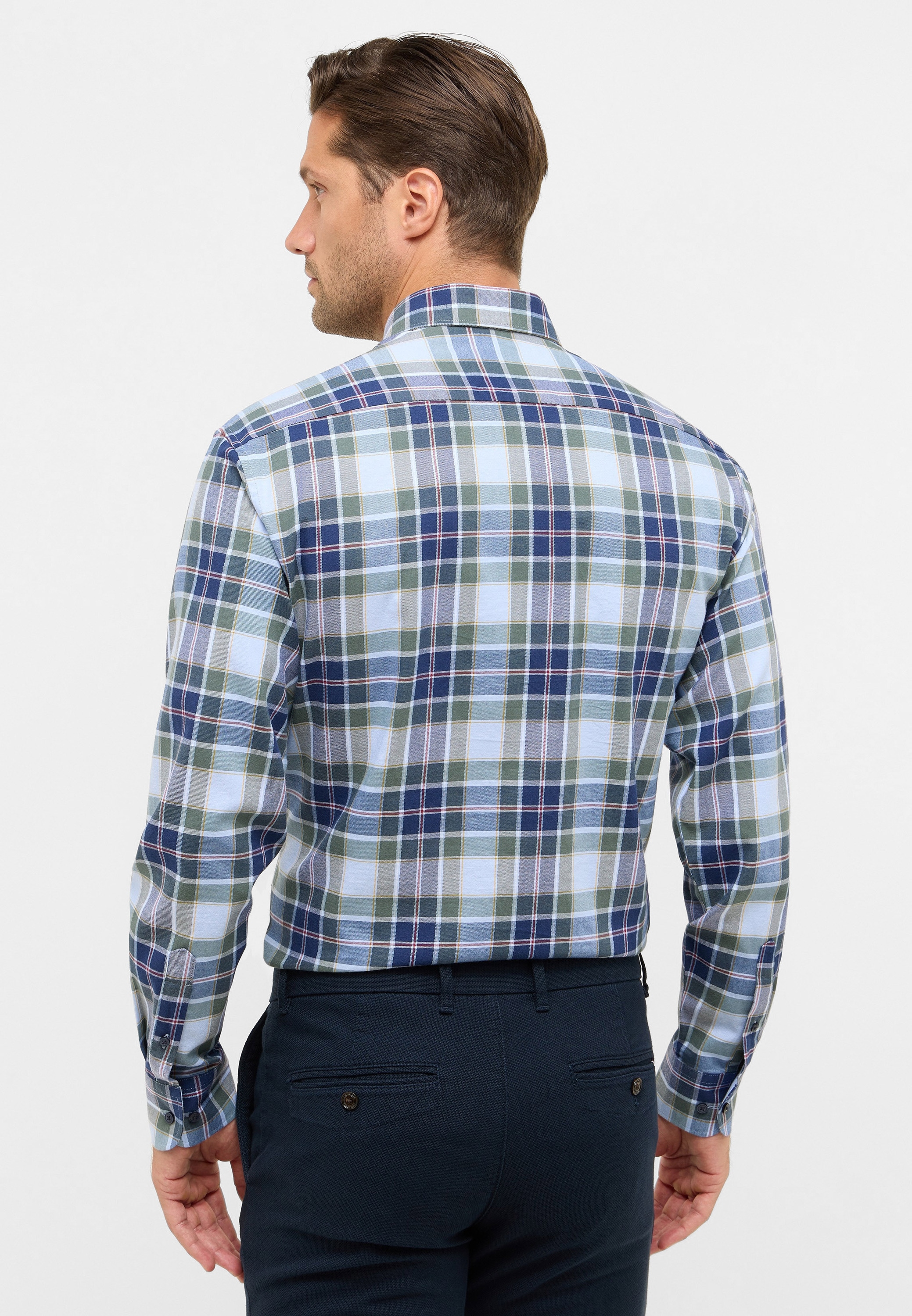 Eterna Langarmhemd »MODERN FIT«, EASY IRON (bügelleicht)