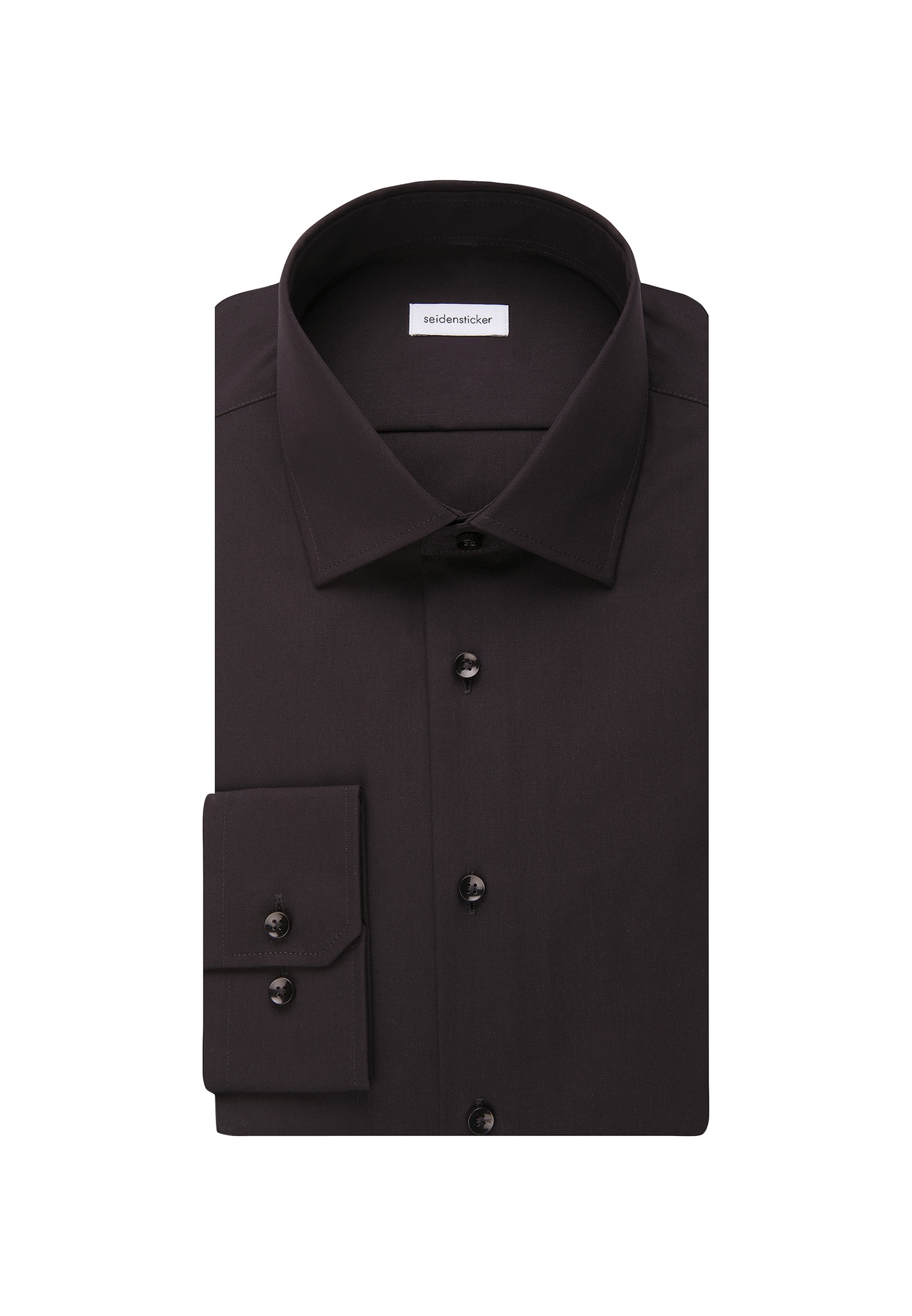 seidensticker Businesshemd »Schwarze Rose« Slim 1/1 Extra lang Kentkragen Uni