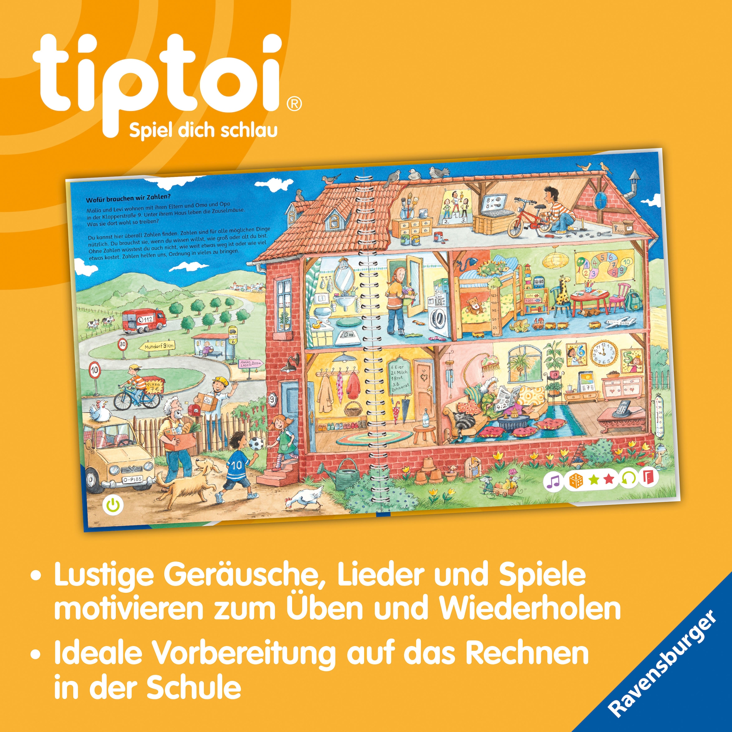 Ravensburger Buch »tiptoi® Zahlen und Mengen«, Made in Europe