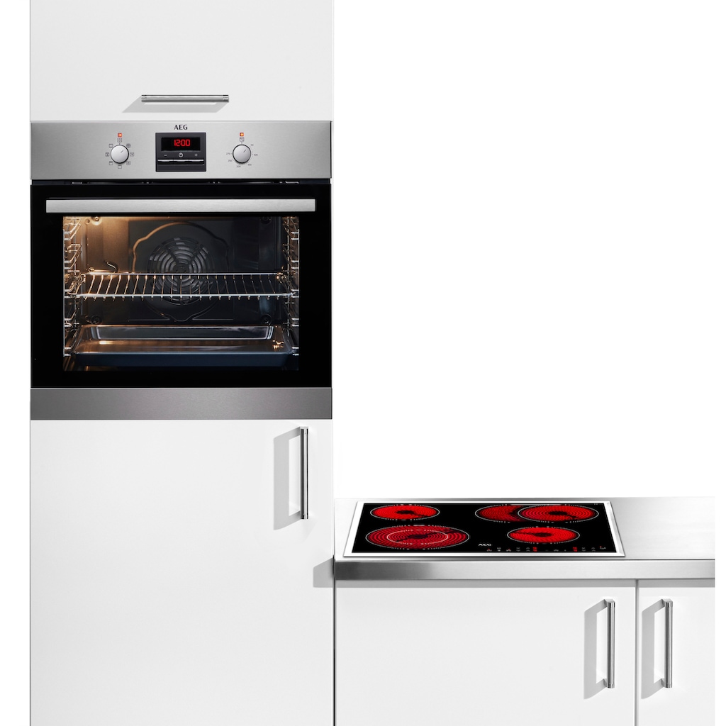 AEG Backofen-Set »TEAMHHB«, BES33101ZM, mit Teleskopauszug nachrüstbar