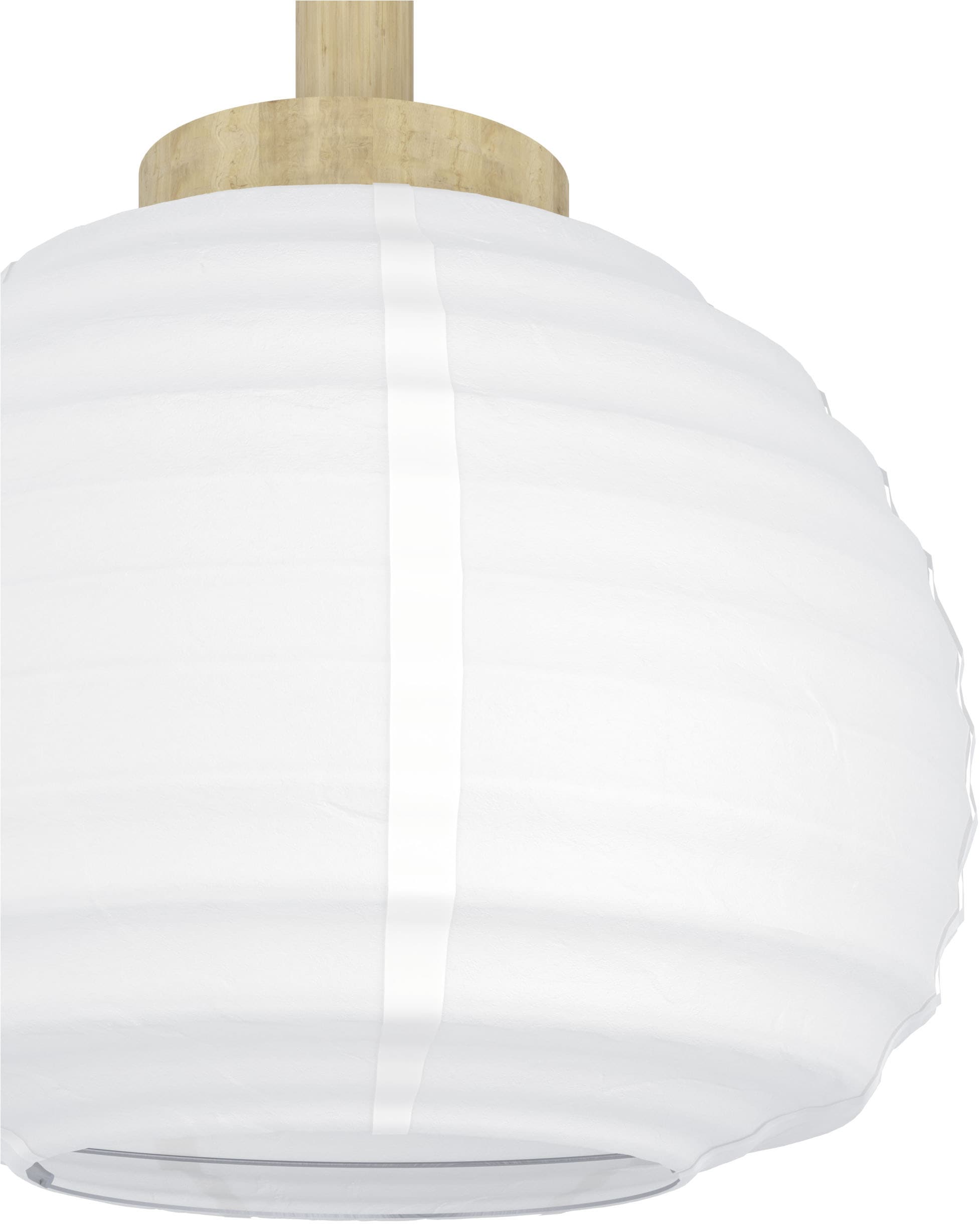 EGLO Hängeleuchte »SUMMERHILL Pendellampe - Stahl, Holz - E27 - 3X40W - IP20« E27 1 Stk. Hängelampe, Deckenlampe, Wohnzimmer, Esszimmer, L92,5 x B22,5 x H110cm