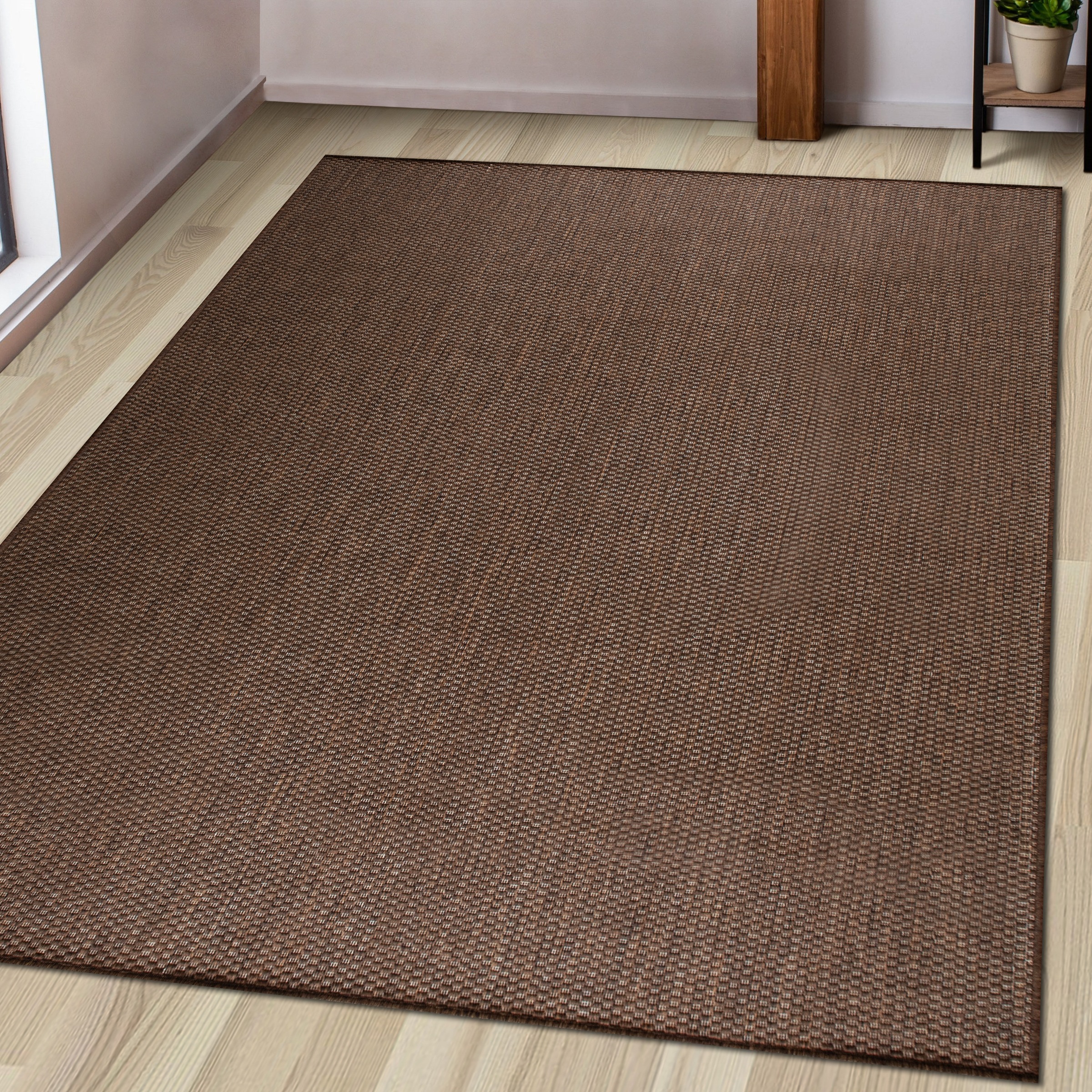 my home Teppich »Venedig auch als Läufer erhältlich«, rechteckig, 4 mm Höhe, In- und Outdoor geeignet, Sisal-Optik, Wetterfest & UV-beständig