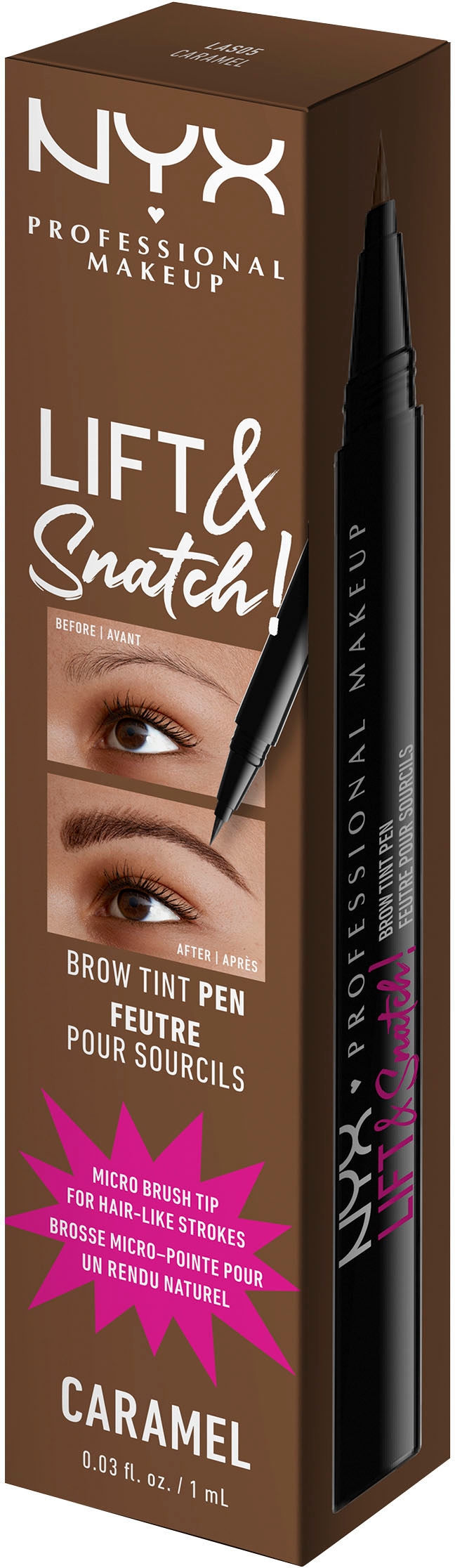NYX Augenbrauen-Stift »Professional Makeup Lift & Snatch Brow Tint Pen«