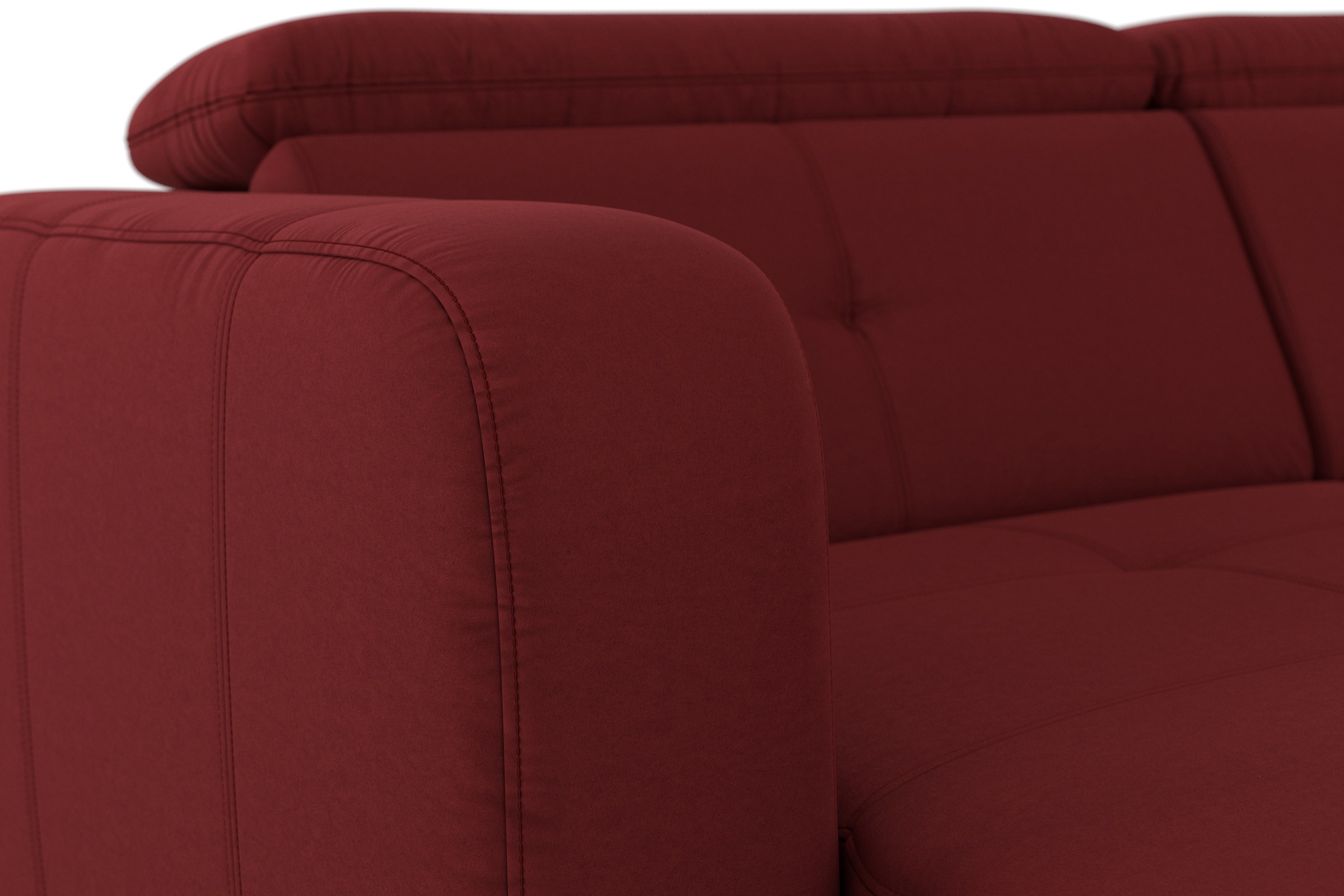 sit&more Wohnlandschaft »Belluci U-Form«, Kopfteilverstellung und Federkern, wahlweise mit Bettfunktion