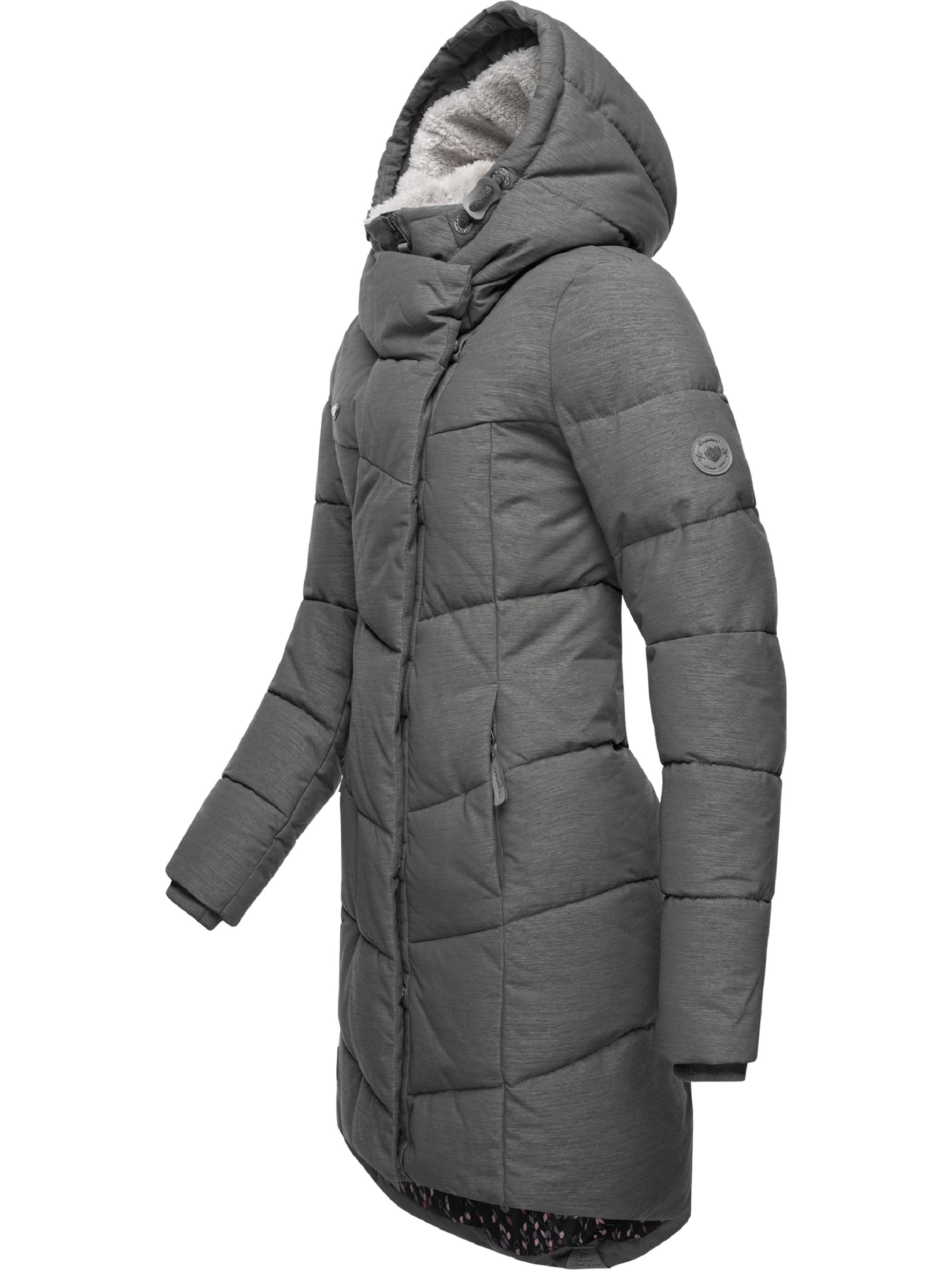 Ragwear Wintermantel »Wintermantel Pavla«, stylischer Winterparka mit Teddyfutter und Kapuze