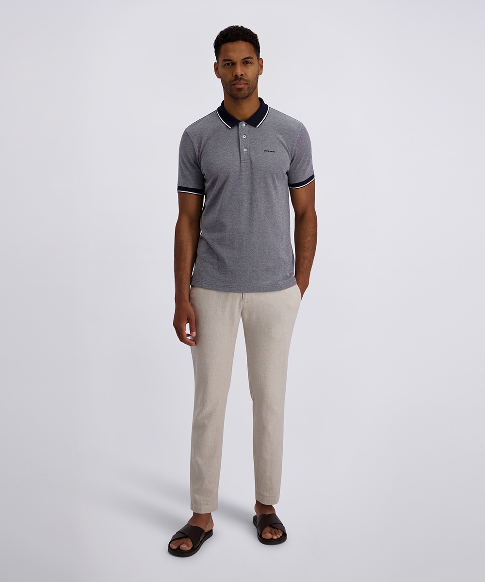 Pierre Cardin Poloshirt mit Logo Schriftzug