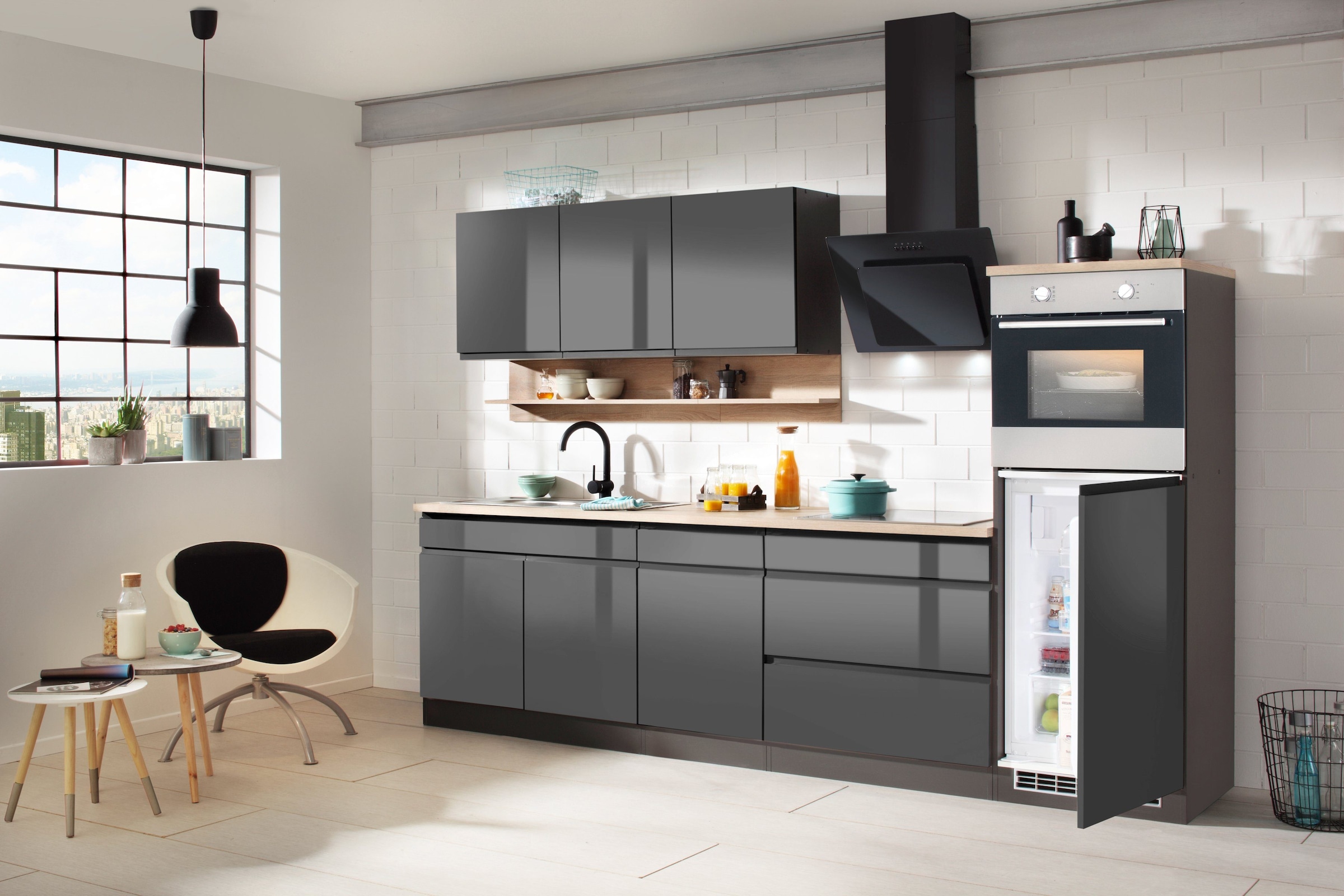 KOCHSTATION Hängeschrank »KS-Virginia« 100 cm breit, mit 2 Türen