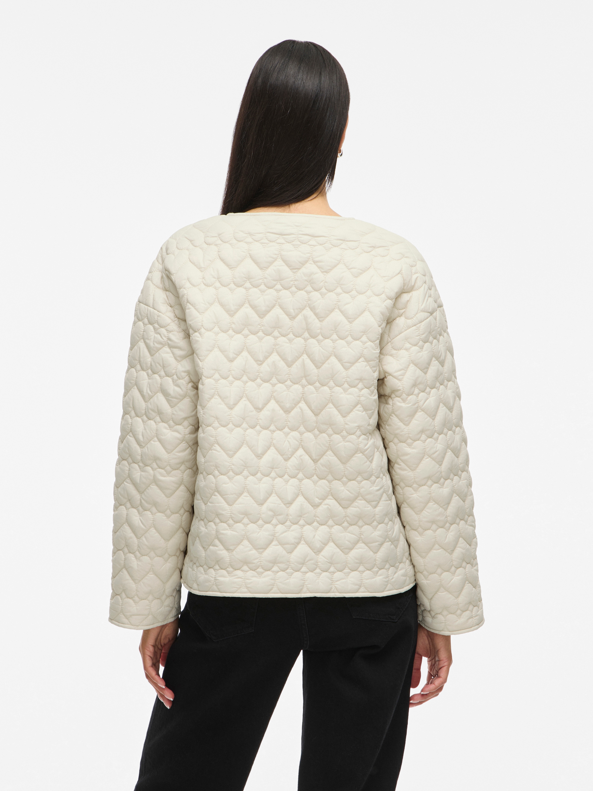 Vila Steppjacke »VISILLA L/S QUILTED JACKET«, ohne Kapuze