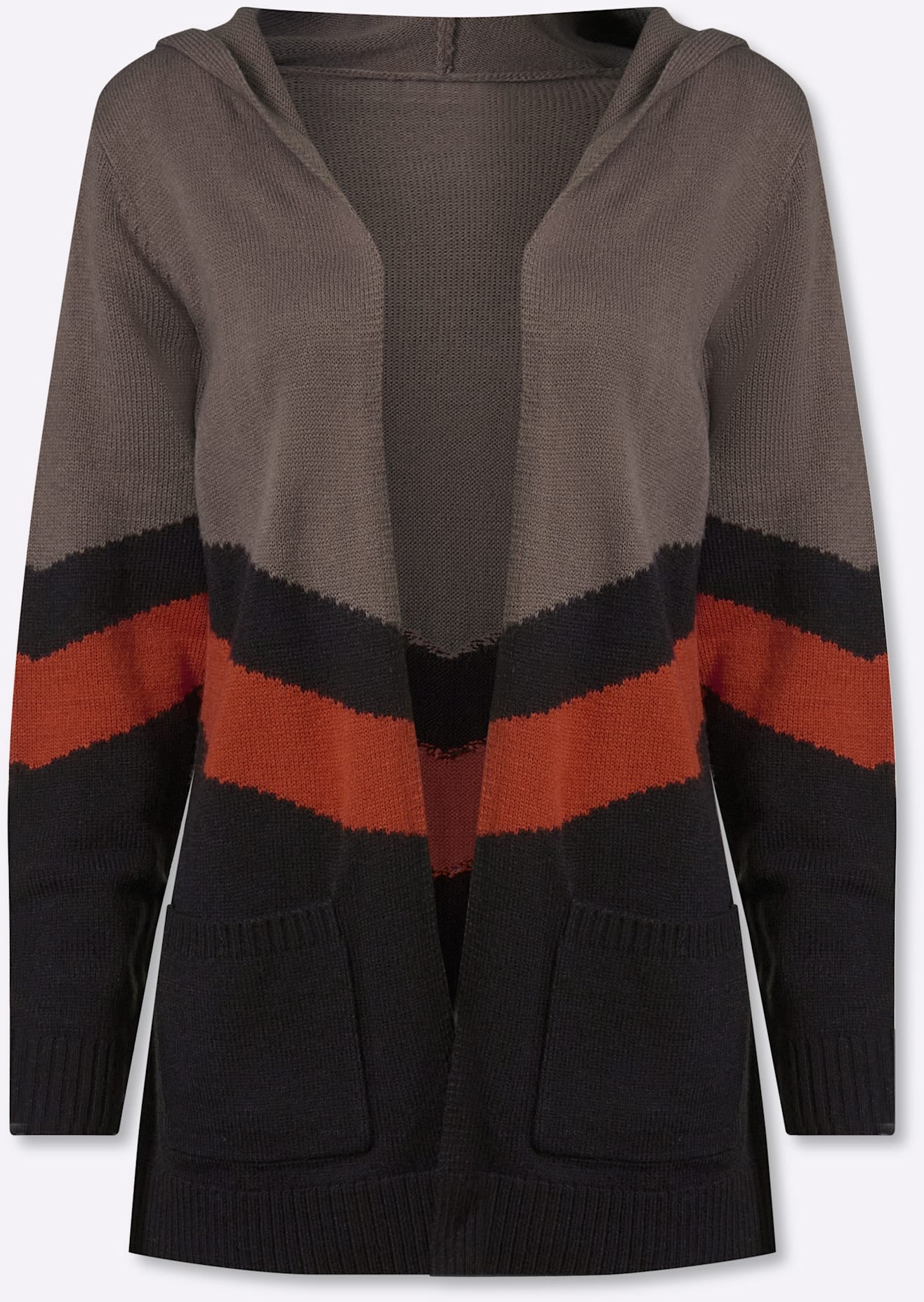 Classic Basics Longstrickjacke