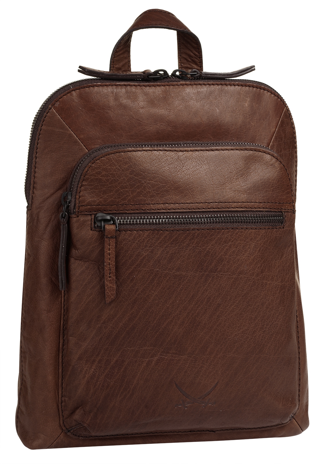 Sansibar Laptoprucksack, echt Leder