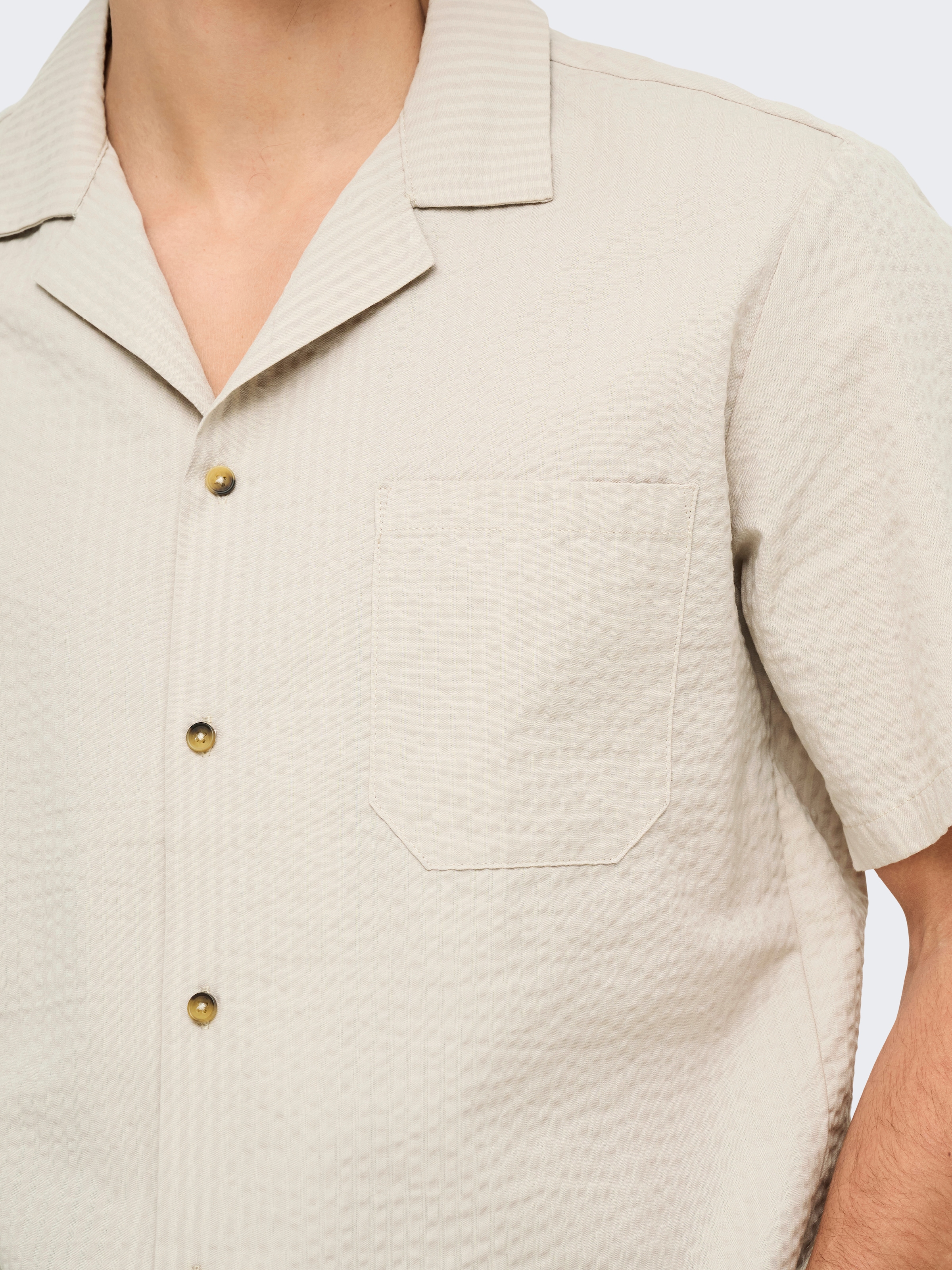 ONLY & SONS Kurzarmhemd »ONSEYE RESORT SEERS 0009 SHIRT NOOS«