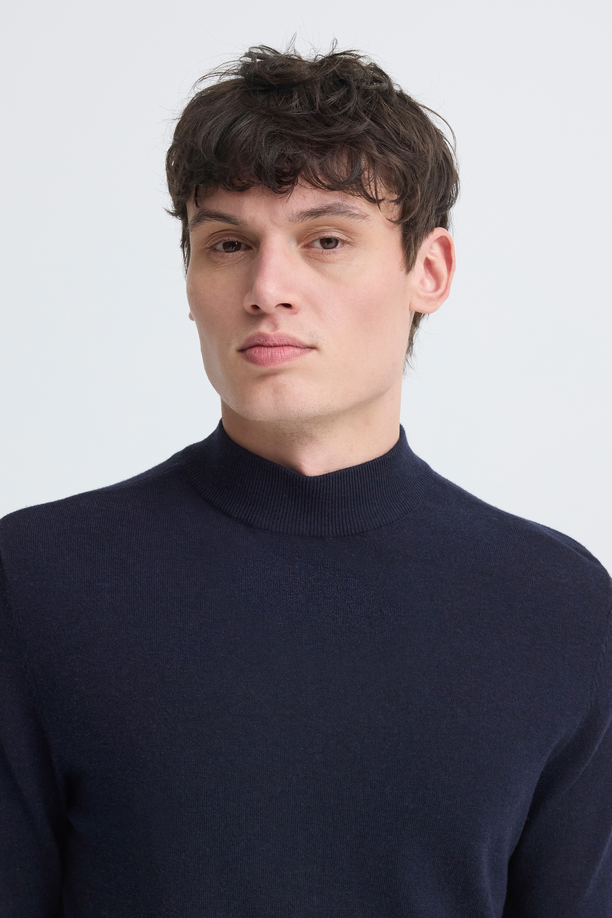 Blend Stehkragenpullover »BHBAGGE HIGH NECK KNIT« Baumwollmischung, regular fit
