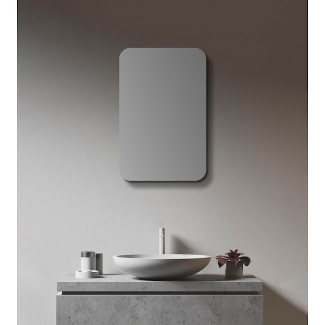 Talos Badezimmerspiegelschrank, oval, BxH: 40x60 cm, aus Alumunium und  Echtglas, IP24, schwarz OTTO Online Shop