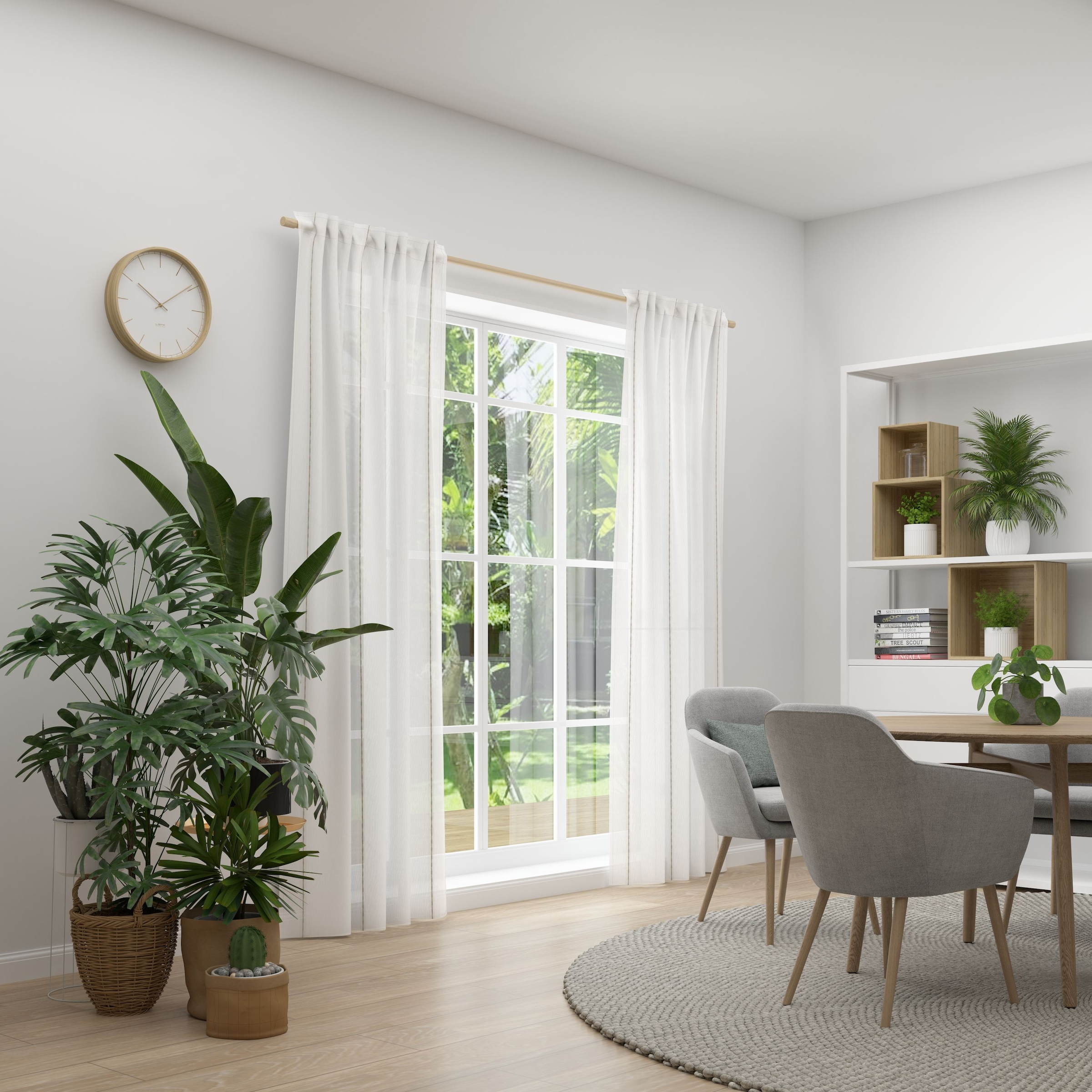 Neutex for you! Vorhang »RASA« Multifunktionsband 1 Stk. tlg. Feiner Längsstreifen, dezenter Struktureffekt, 133x245 cm