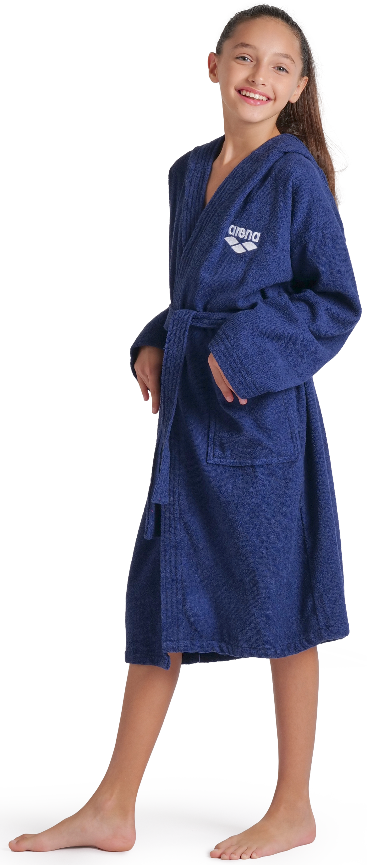 Arena Bademantel »arena Kinder Junior Zeppelin Bademantel« 1 Stk. Bademantel, Kinder, Mädchen, Jungen, Schwimmbad, weich, gemütlich