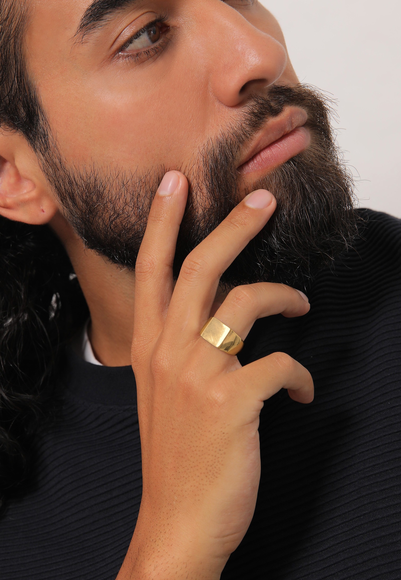 Kuzzoi Siegelring »Ring Herren Siegelring Rechteckig Klassik 925 Silber«
