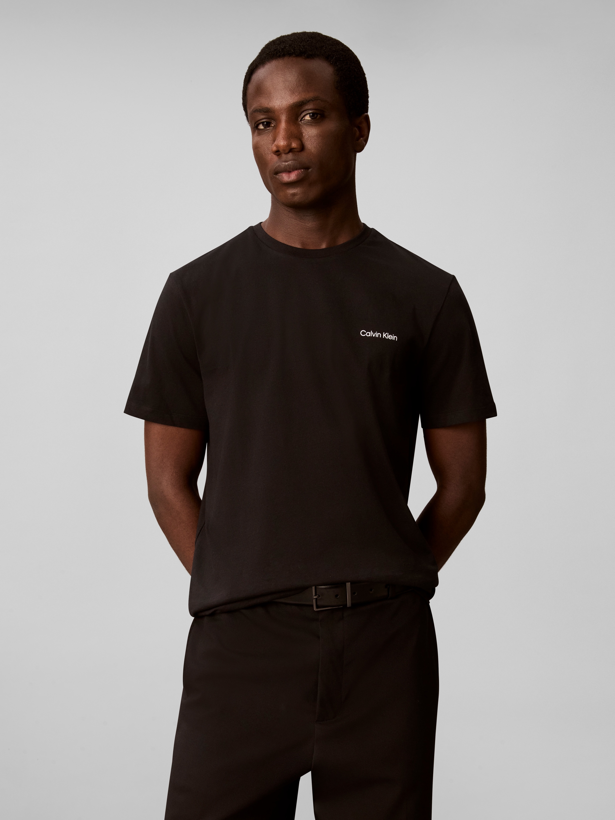 Calvin Klein T-Shirt »MICRO LOGO CREWNECK TEE« 2 Regular fit mit Rundhalsausschnitt