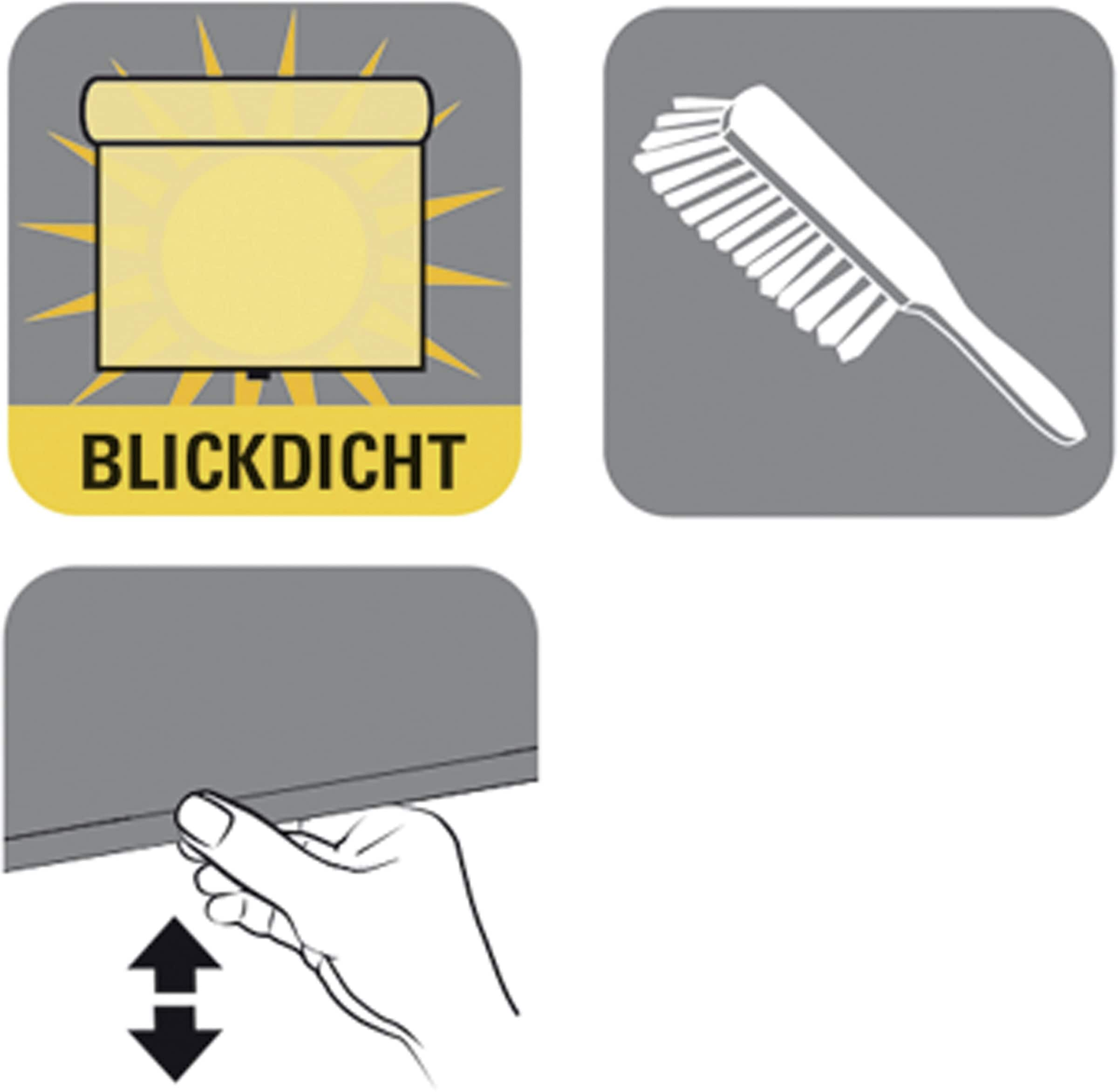 GARDINIA Seitenzugrollo »Comfort Move Rollo«, Lichtschutz, Sichtschutz, mit Bohren/ohne Bohren, freihängend, regulierbare Aufrollgeschwindigkeit