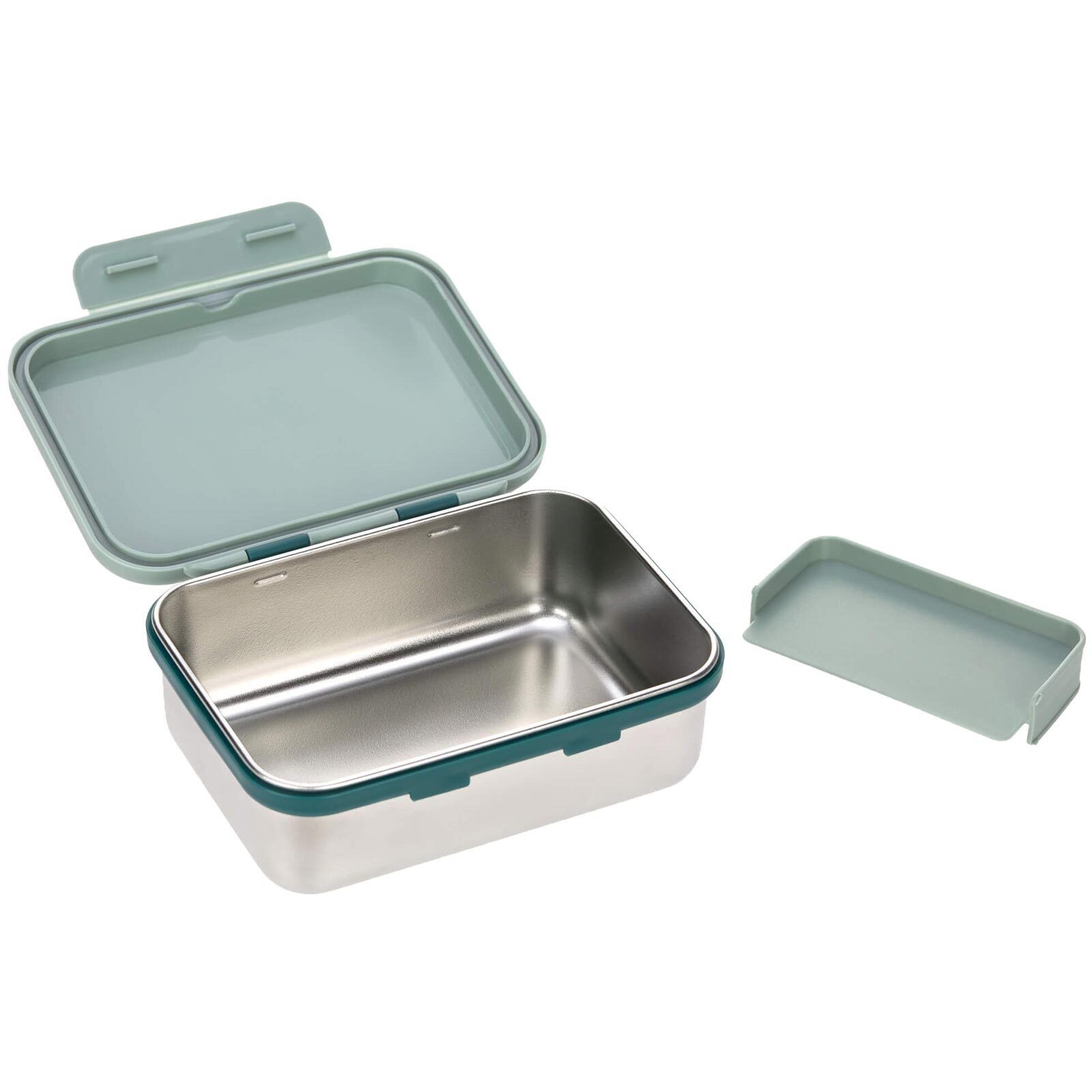 LÄSSIG Lunchbox »Edelstahl Lunchbox 17,3 x 13,3 x 6,9 cm«, (1 tlg.)