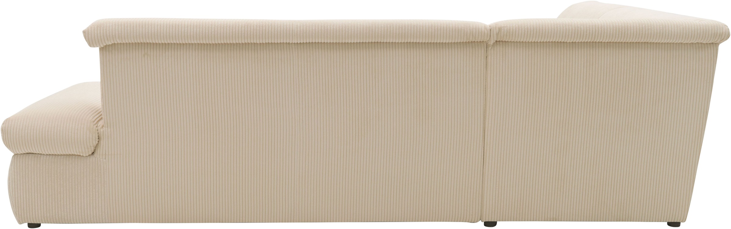 DOMO collection Ecksofa »Moric L-Form«, wahlweise mit Bettfunktion und Armlehnenverstellung, auch in Cord
