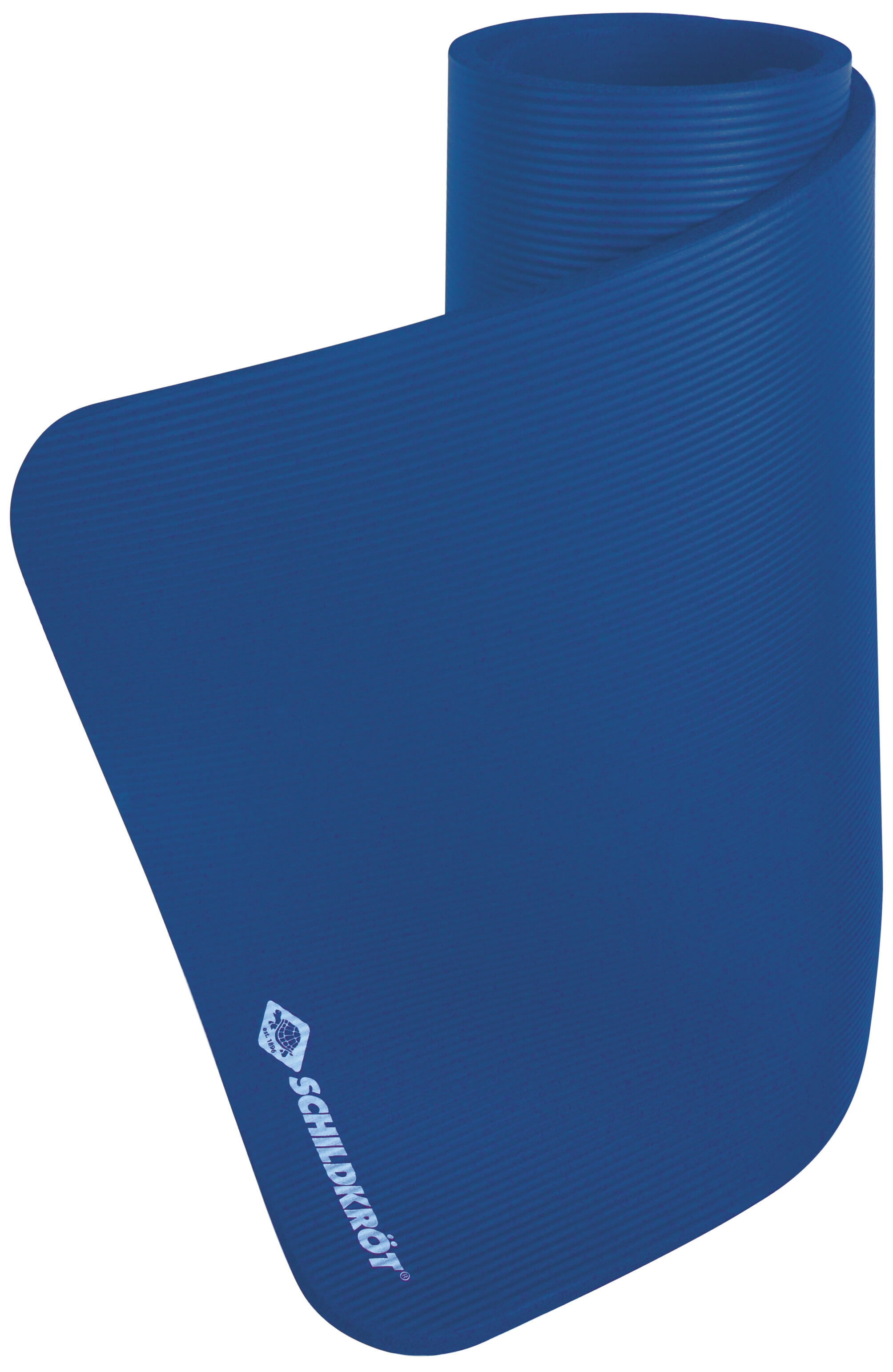 Schildkröt Fitnessmatte »Fitnessmatte XL 15mm (blau)«, (Set), Übergroße Abmessung, inkl. Transport-Gurtband